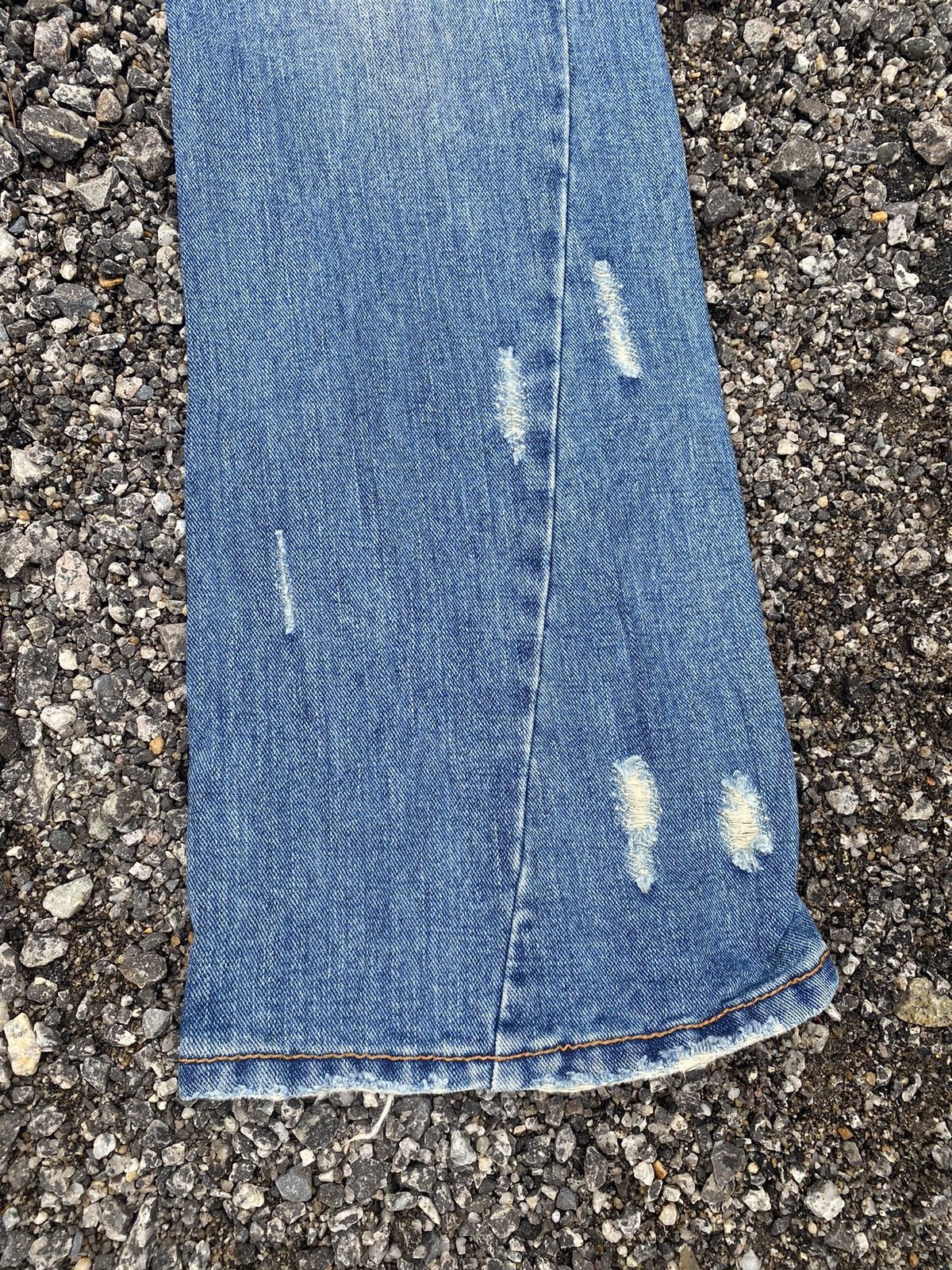 Japanese Brand Nylus Flared Distressed Size US 32 / EU 48 - 6 Thumbnail