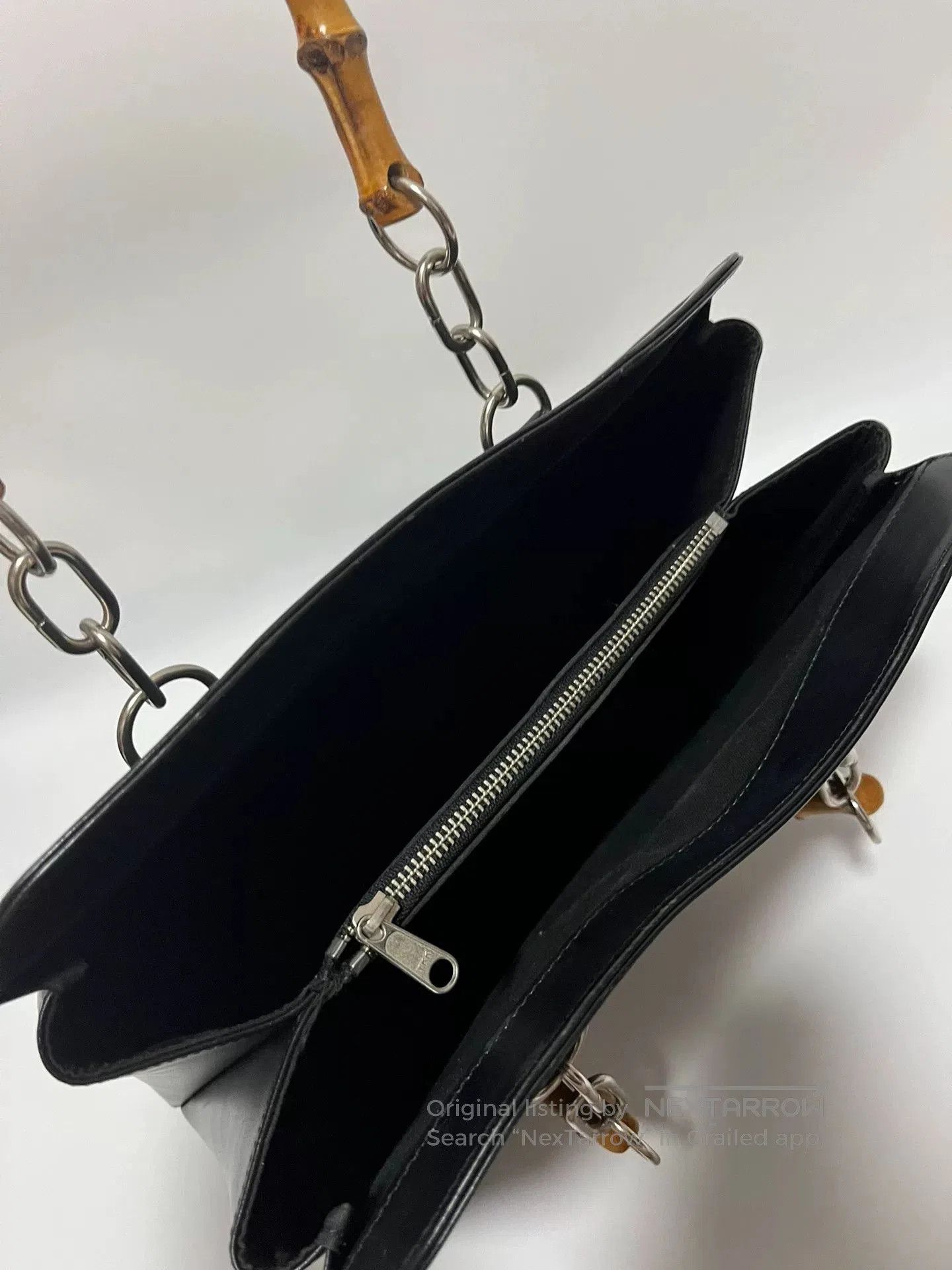 Comme des Garcons Comme des Garcons Bamboo Handle Leather Bag. Size ONE SIZE - 6 Thumbnail