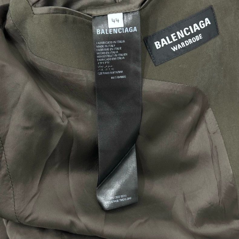 Balenciaga Balenciaga Armband logo suit jacket Size US S / EU 44-46 / 1 - 5 Thumbnail