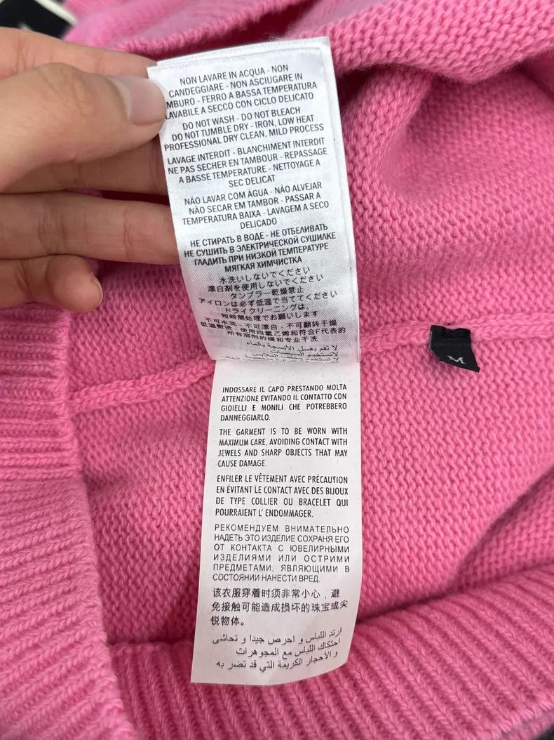 Gucci Gucci Pink and green tiger head knitted sweater Size M / US 6-8 / IT 42-44 - 6 Thumbnail