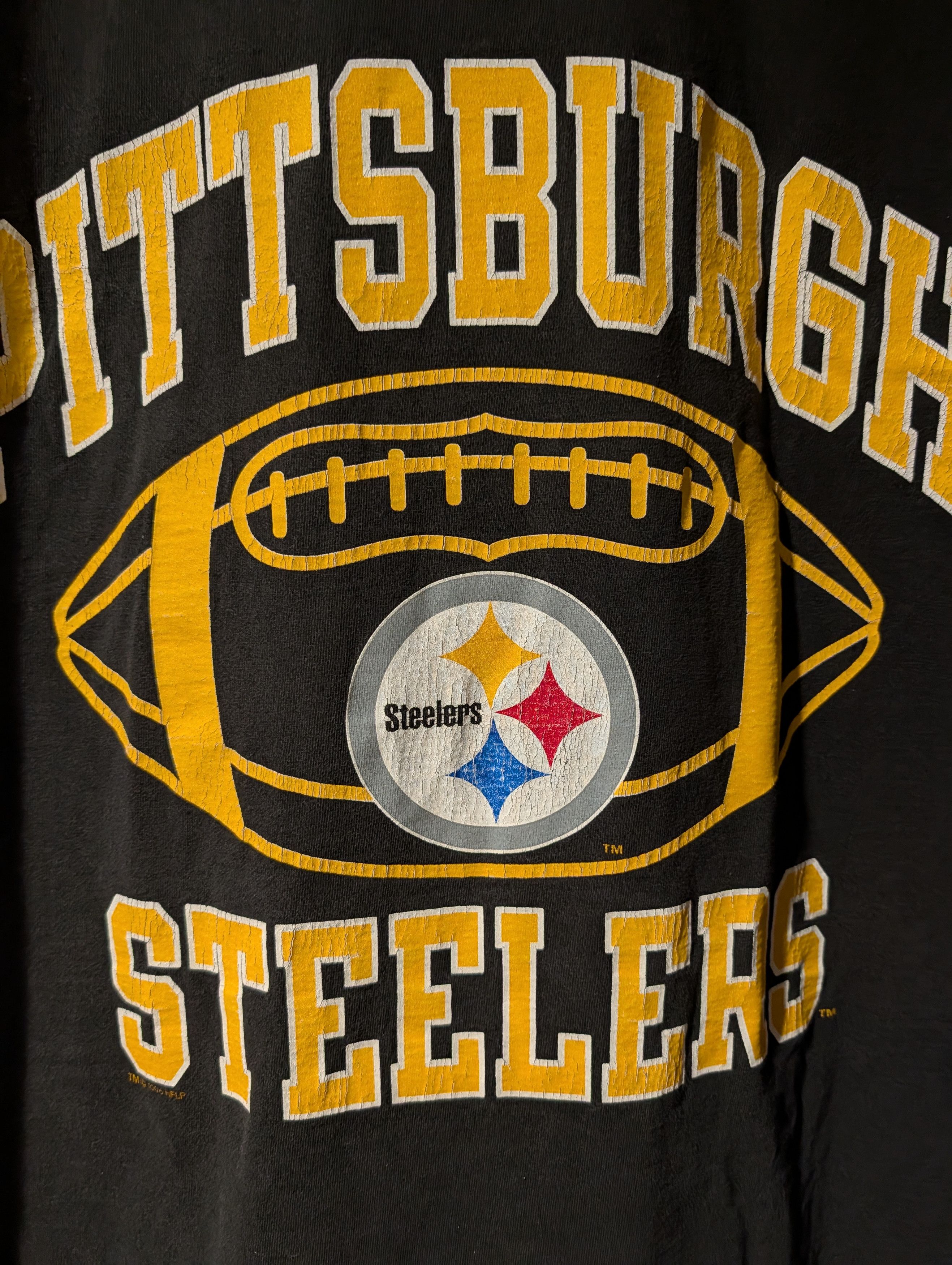 Champion Vintage 1996 Pittsburgh Steelers NFL Football T-Shirt Size US XL / EU 56 / 4 - 2 Thumbnail