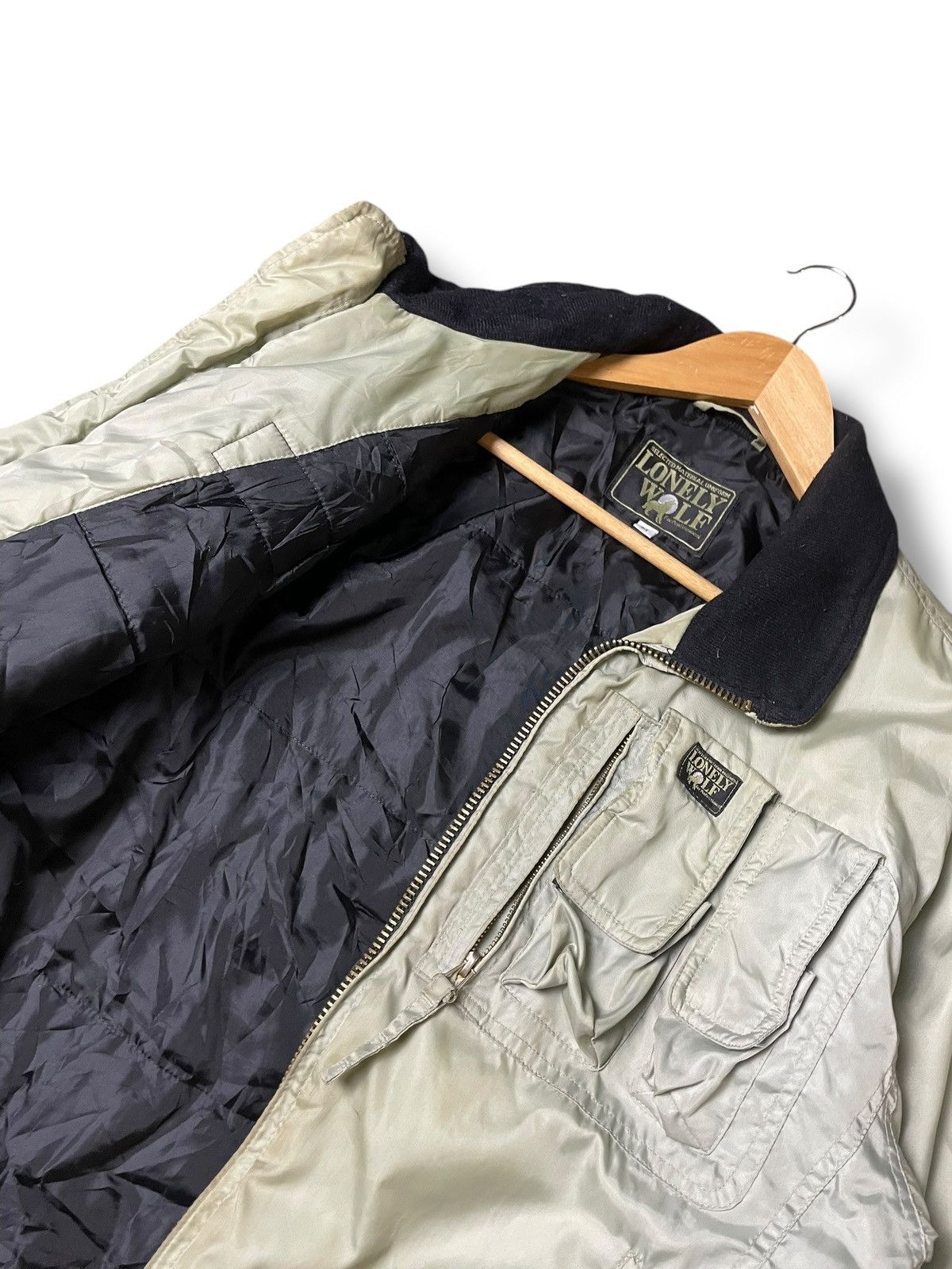 Japanese Brand × Vintage Lonely Wolf Brand Double Pocket Zipper Jacket (106) Size US M / EU 48-50 / 2 - 6 Thumbnail