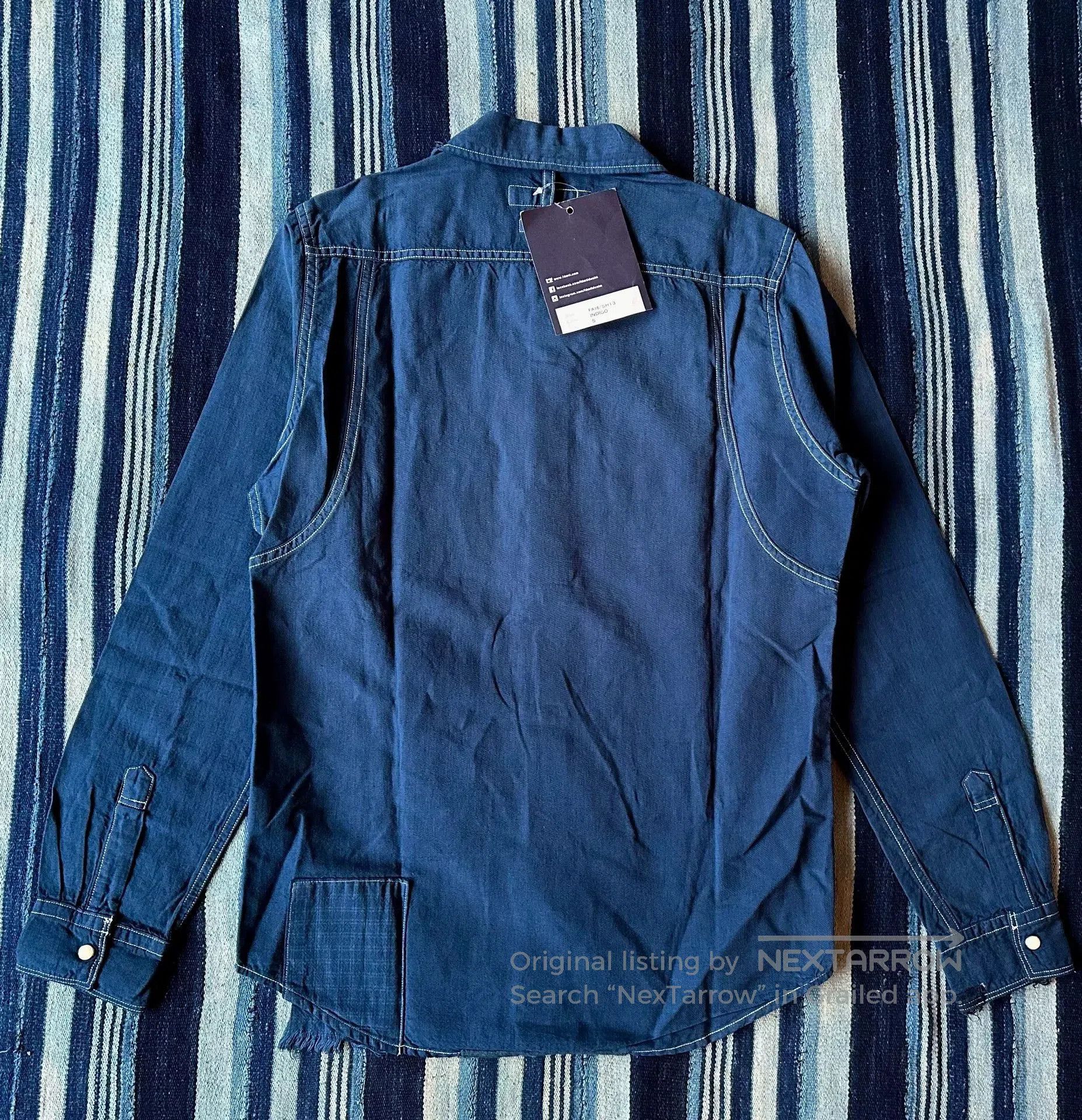 FDMTL fdmtl patchwork denim shirt in new condition. Size US S / EU 44-46 / 1 - 2 Thumbnail