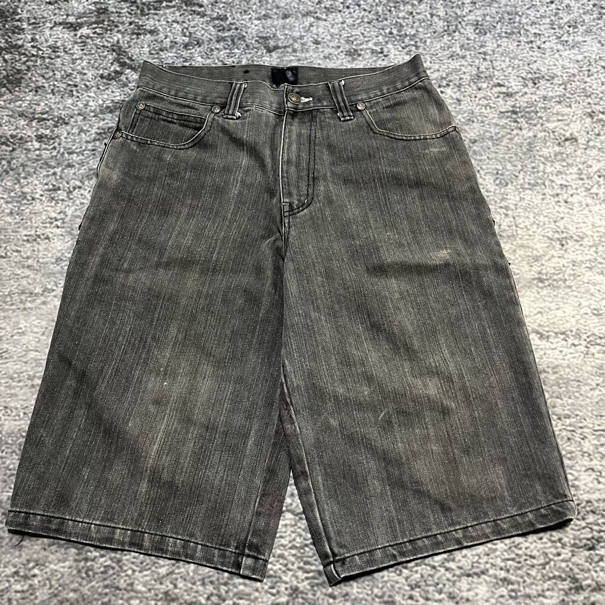 Vintage Vintage Y2K Skull Wings Baggy Jorts Grunge Skater Shorts Size US 32 / EU 48 - 5 Thumbnail