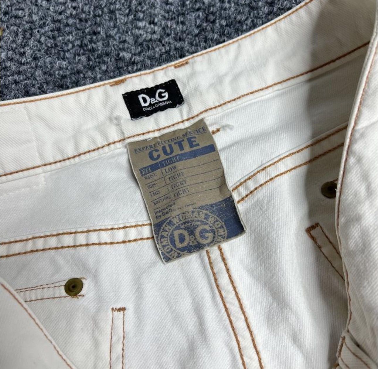Dolce & Gabbana Dolce & Gabbana jeans vintage white outfits street wear Size 25" / US 0 / IT 36 - 5 Thumbnail