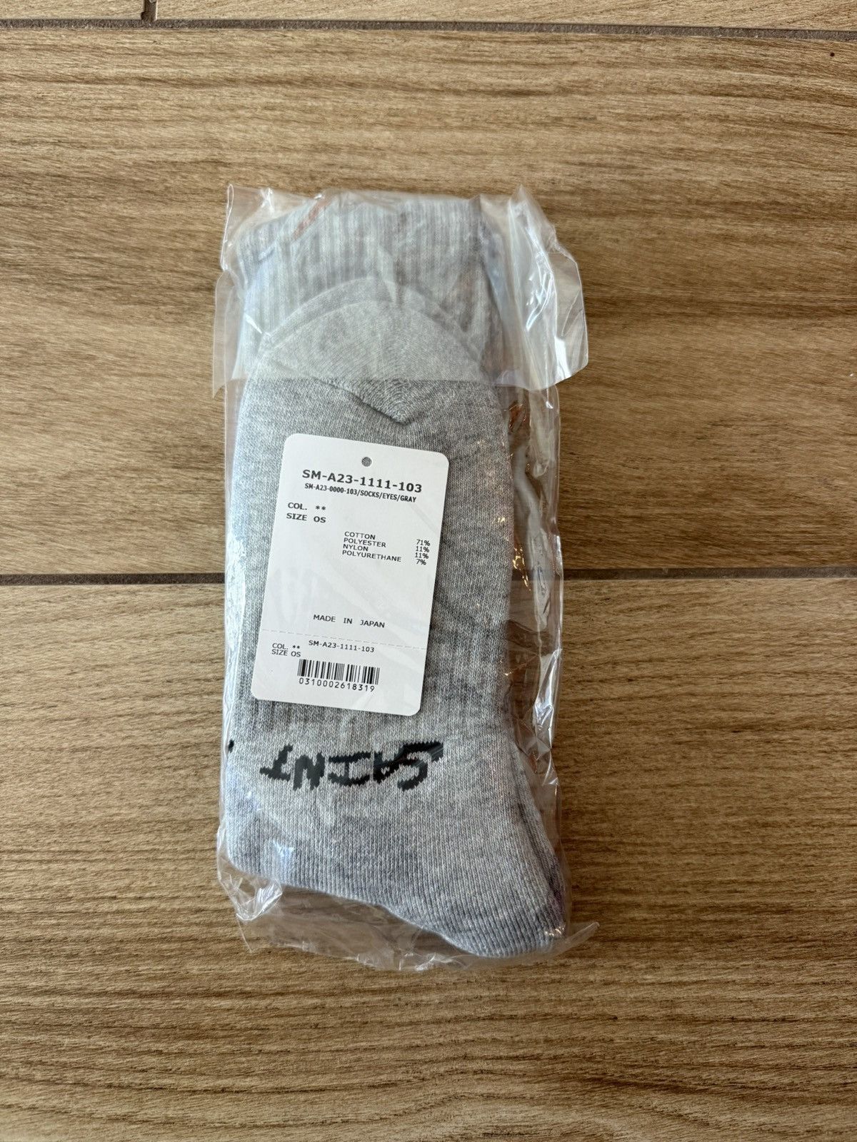 Saint Michael Saint Michael Eye Socks ‘Grey’ Size ONE SIZE - 3 Thumbnail