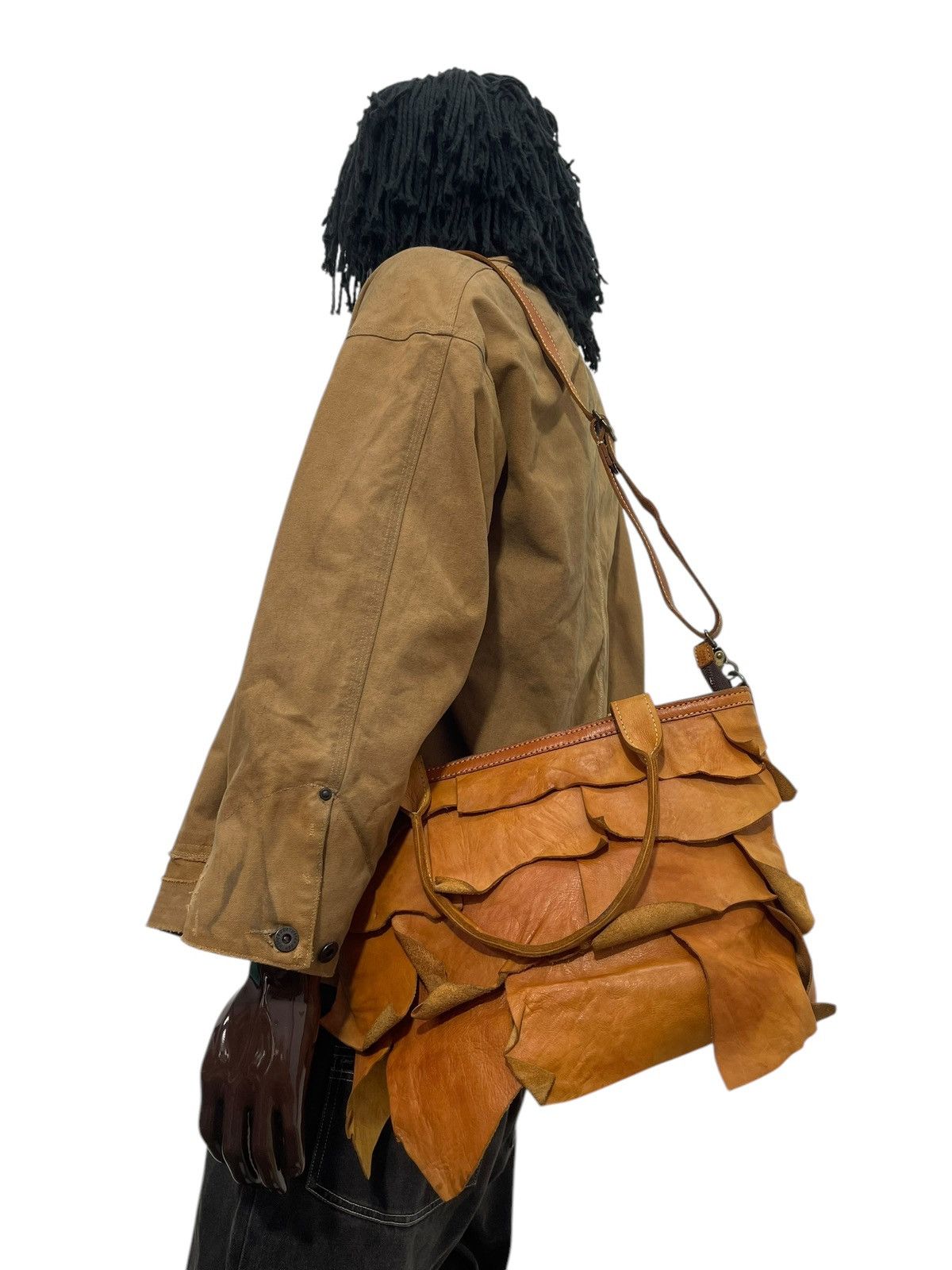Genuine Leather Full Leather Patina Peaks Peak Japan Tote Shoulder Bag 1🟩7 Size ONE SIZE - 1 Thumbnail