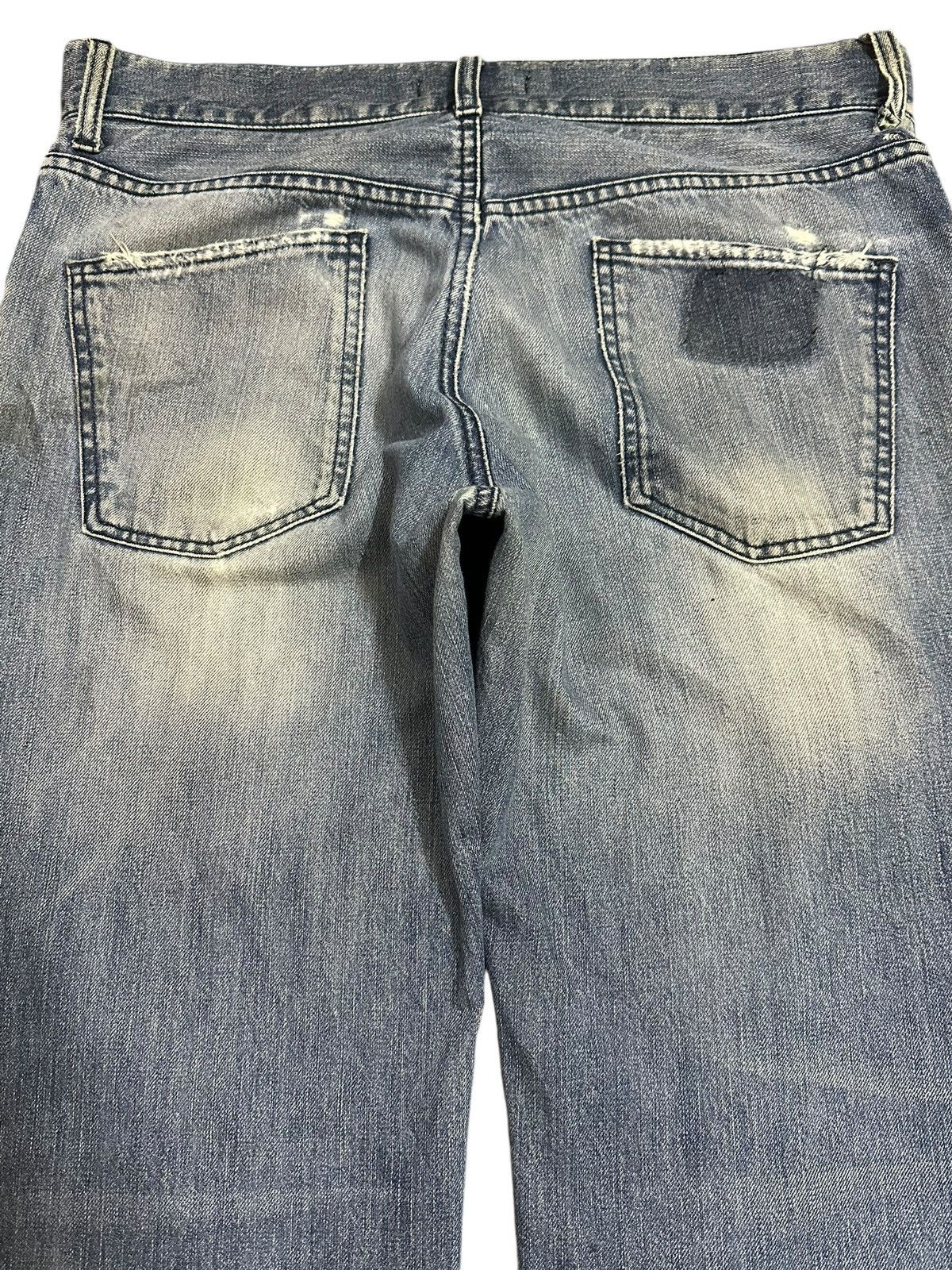 Dolce & Gabbana Vintage Dolce & Gabbana Mud Faded Wash Style Distress Jeans Size US 35 - 5 Thumbnail
