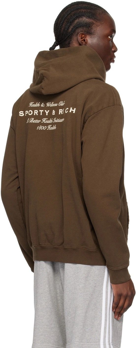 Sporty & Rich Sporty & Rich Brown Hoodie Size US S / EU 44-46 / 1 - 3 Thumbnail