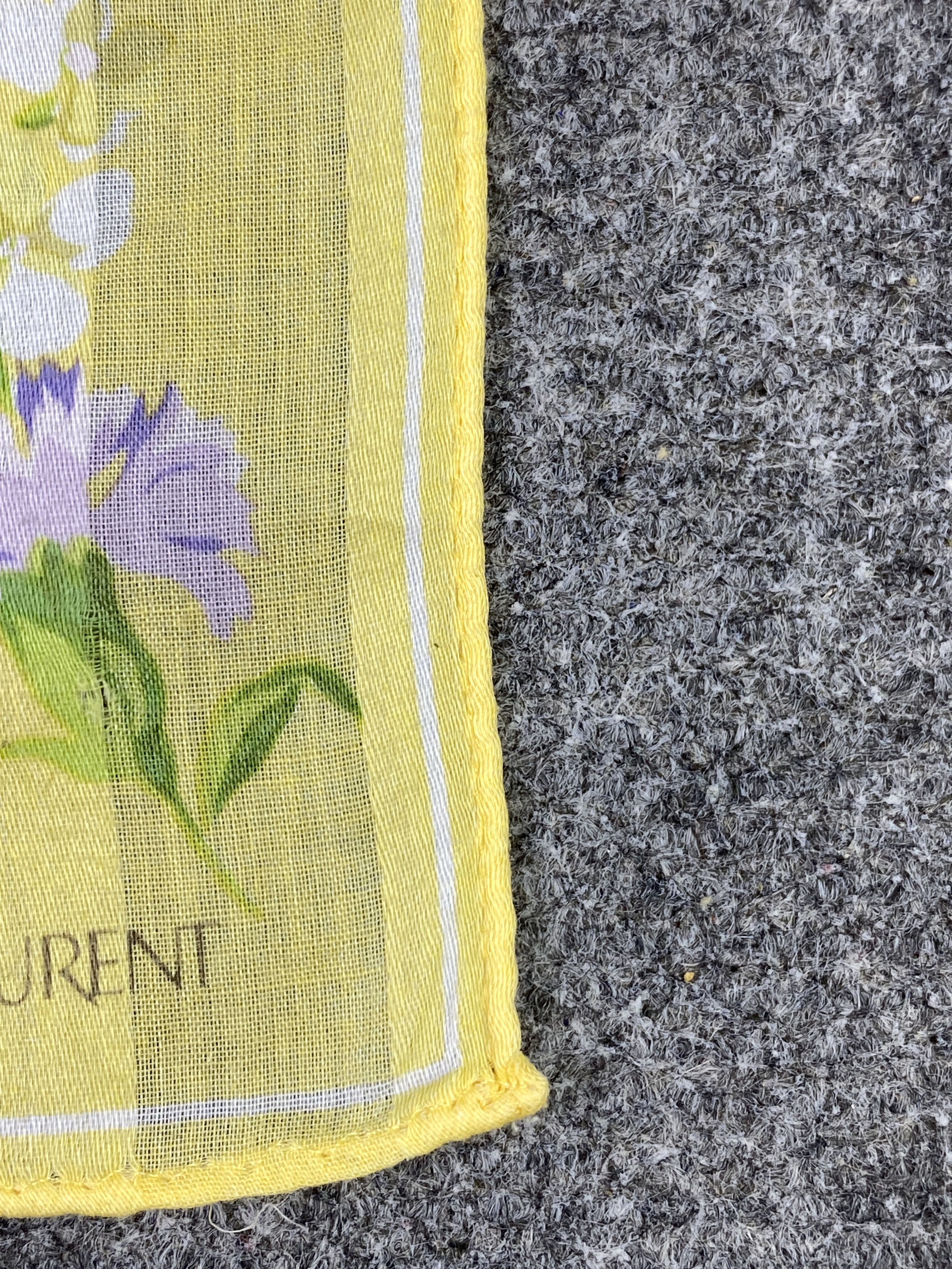 Yves Saint Laurent Vintage Yves Saint Laurent Handkerchief KT0072 Size ONE SIZE - 6 Thumbnail