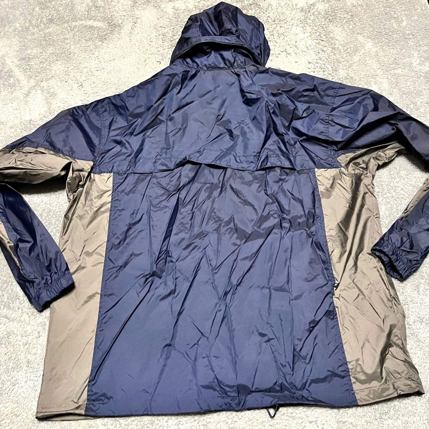 Vintage Columbia Jacket Windbreaker Blue Coat Nylon Rain Hooded Mens XXL Vented Modern2XL Size US XXL / EU 58 / 5 - 4 Thumbnail