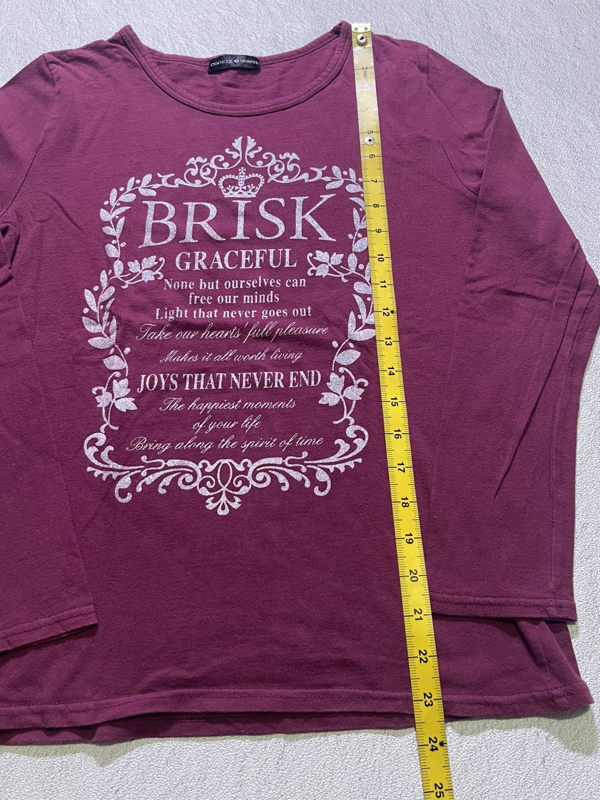 Hysteric Glamour Y2K COOKIE HOUSE long sleeve tshirt Size US M / EU 48-50 / 2 - 7 Thumbnail
