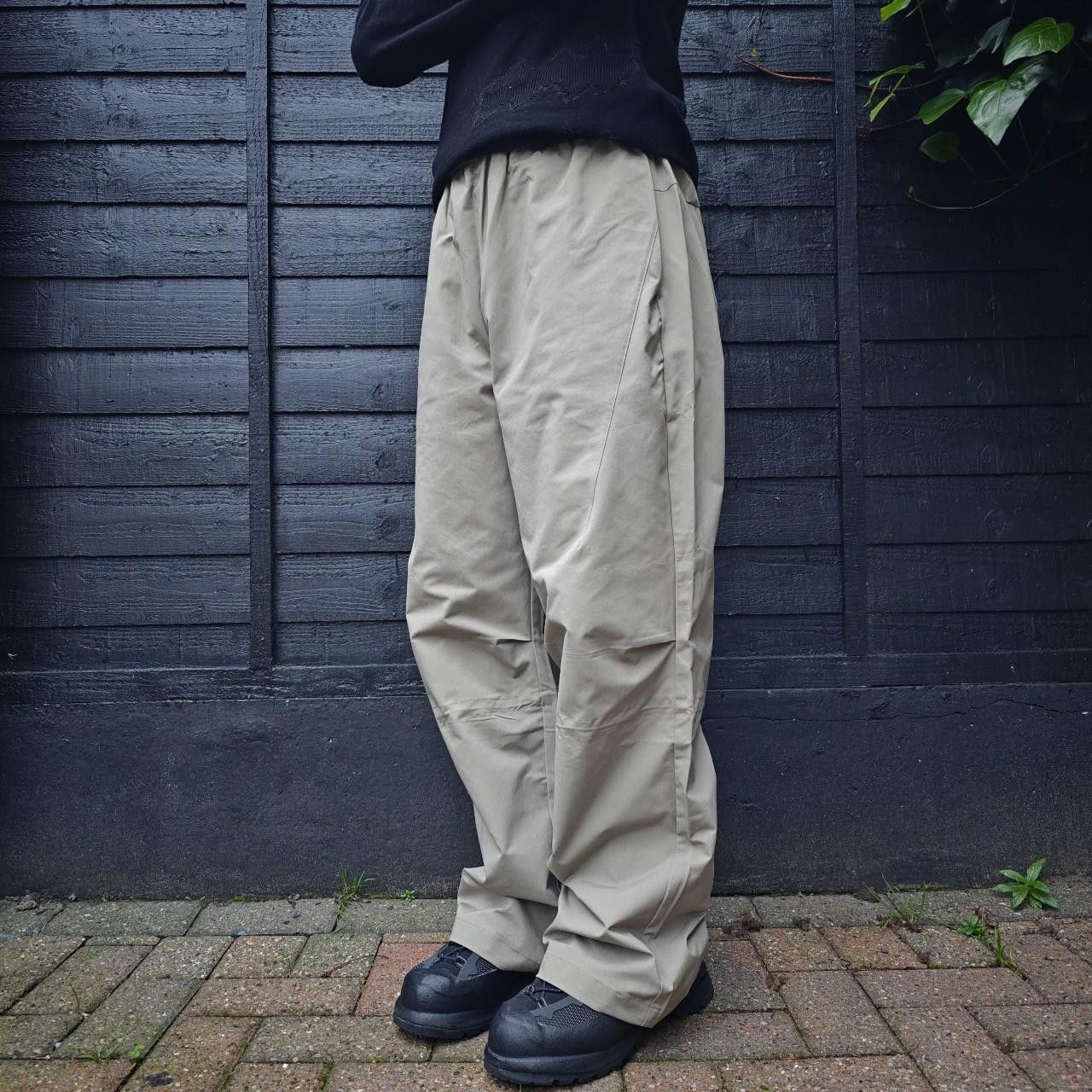 Other Beige-grey Technical Wide Leg Parachute Pants Size US 32 / EU 48 - 2 Thumbnail