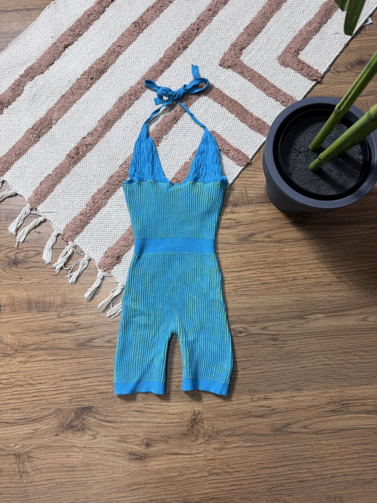 RIBBED CUTE SUIT ROMPER OVERALLS