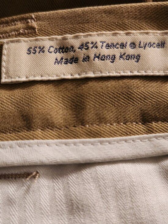 Nordstrom John W.nordstrom men's 55%cotton 45%tencel dress pants 33/32 Size 34S - 4 Thumbnail