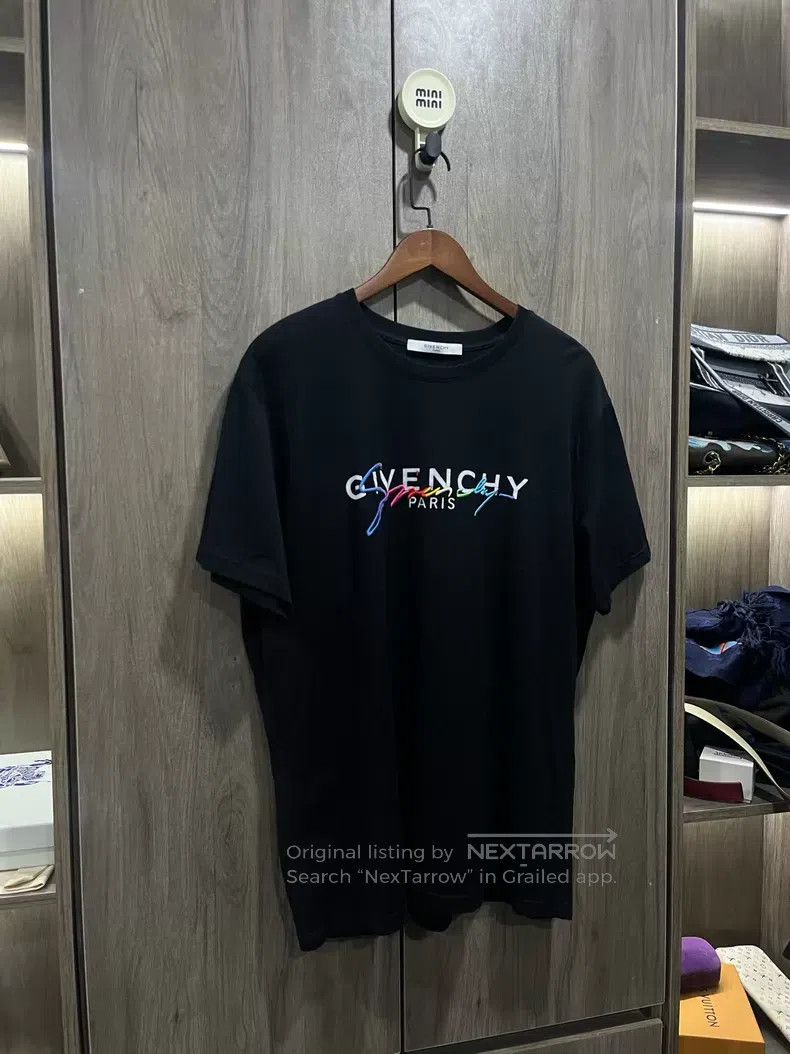 Givenchy Givenchy Rainbow embroidery short sleeve Size US L / EU 52-54 / 3 - 5 Thumbnail