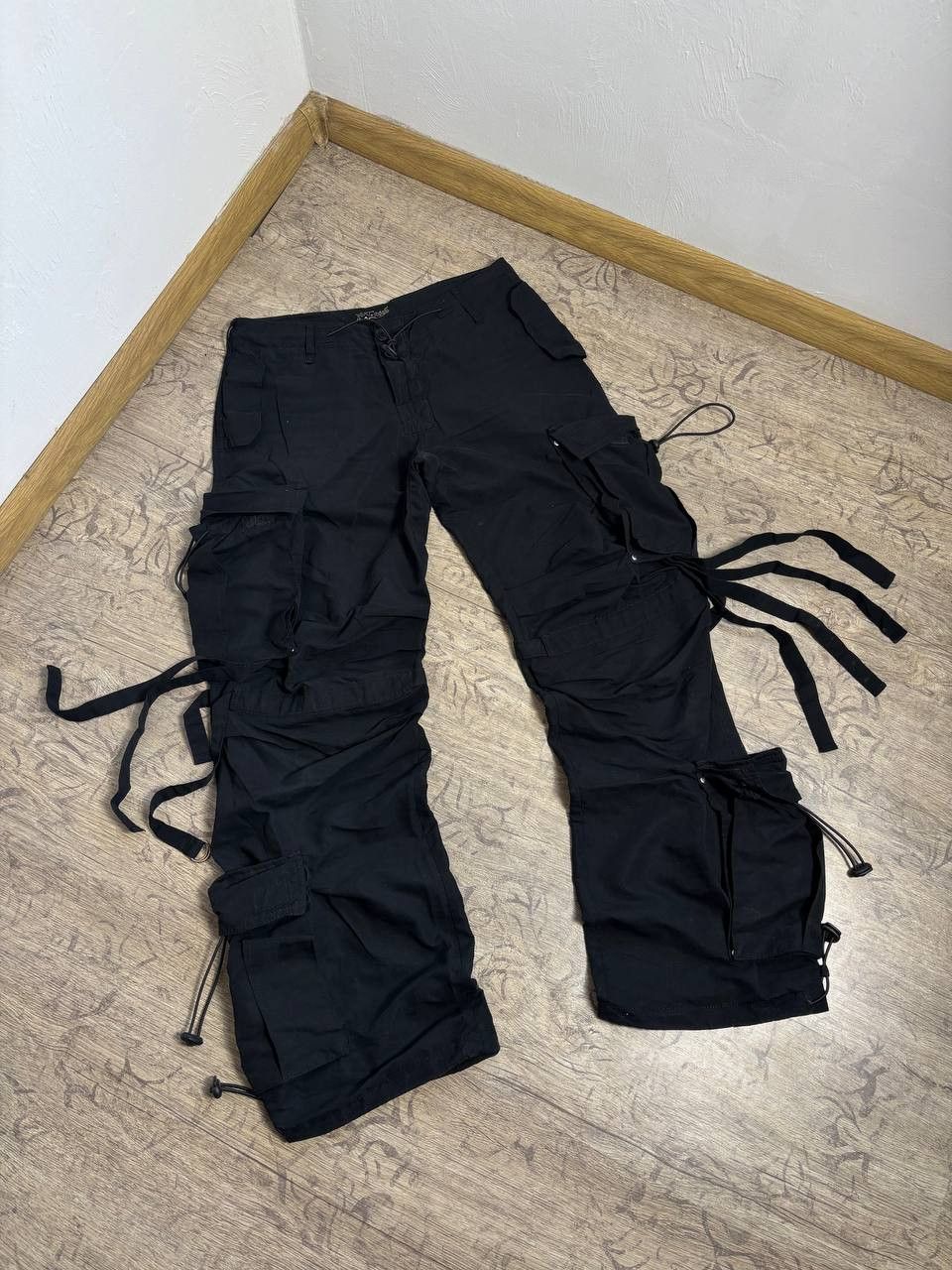 Hysteric Glamour VTG Japanese Multipocket Bondage Cargo Y2K Crazy Pants Size US 29 - 4 Thumbnail