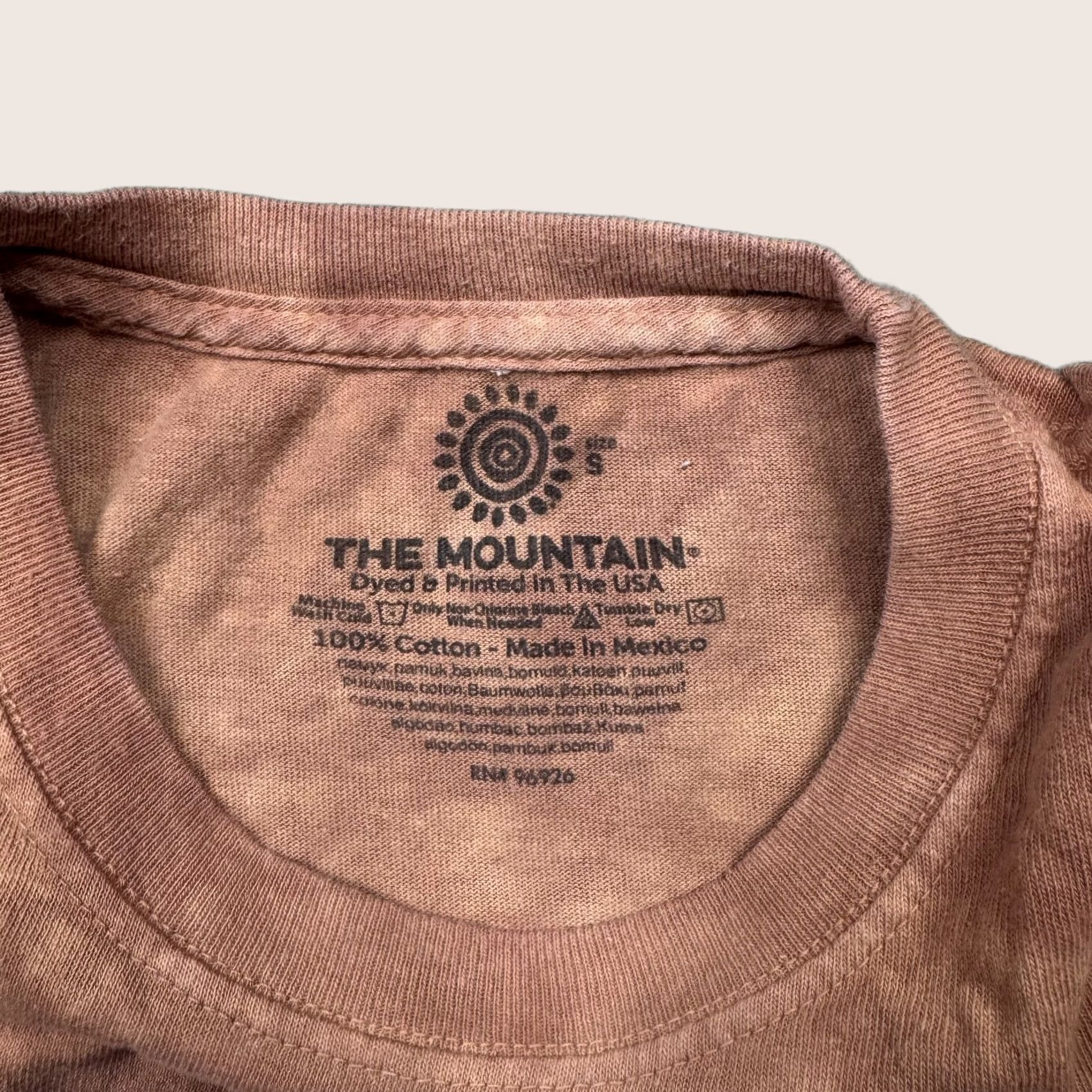 The Mountain The Mountain Graphic T Shirt Men S Brown Short Sleeve Dog Logo Casual Tee Size US S / EU 44-46 / 1 - 1 Thumbnail