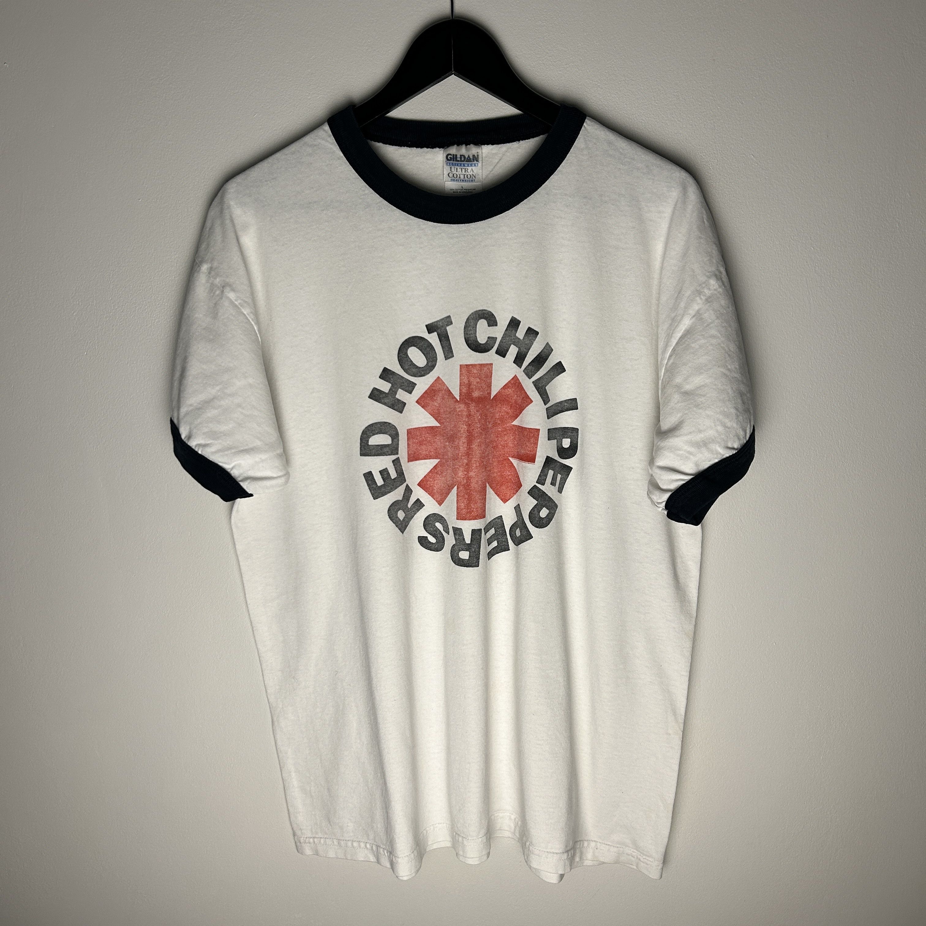 Band Tees Vintage Red Hot Chili Peppers Band Ringer T-shirt Size US L / EU 52-54 / 3 - 1 Thumbnail