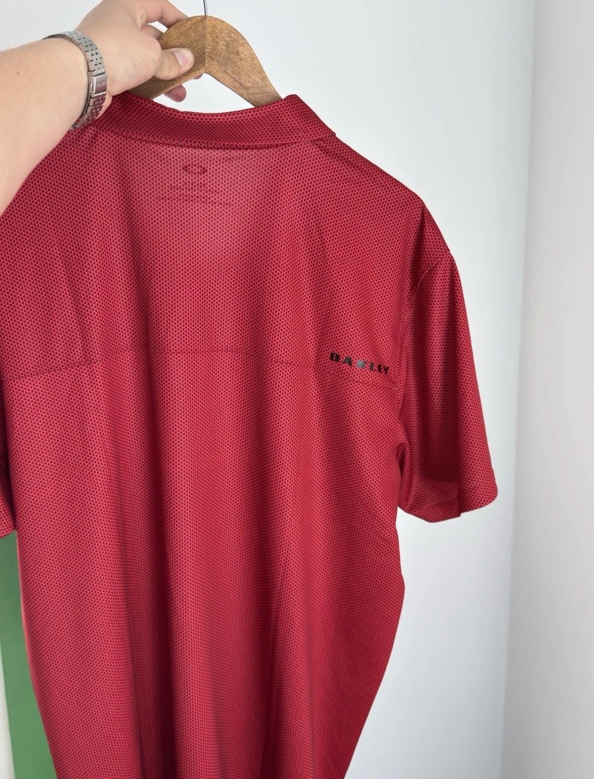 Oakley Oakley Center Logo Red Polo T Shirt Polyester Size XXL Size US XXL / EU 58 / 5 - 5 Thumbnail