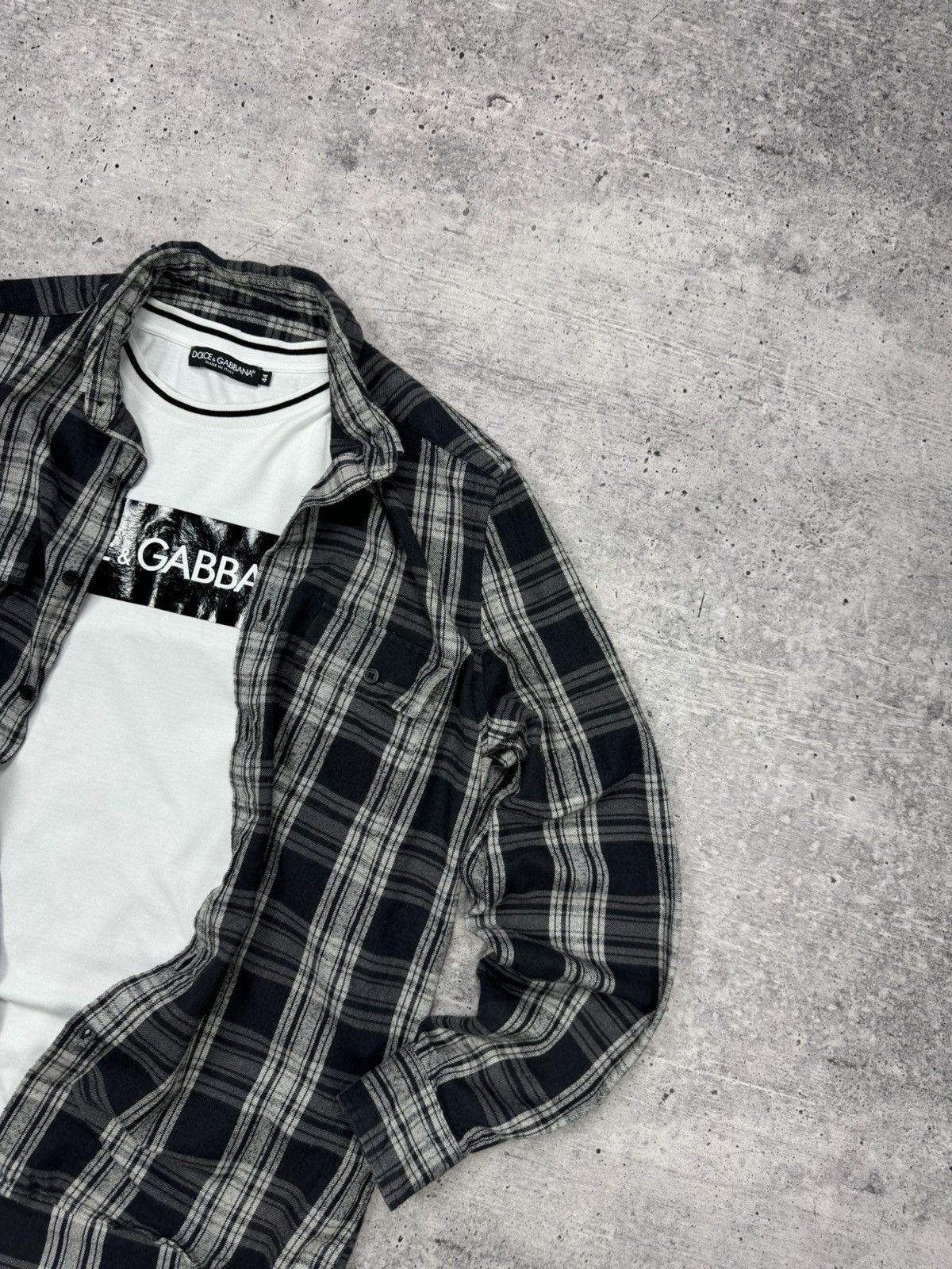 Flannel Vintage Y2K Plaid Flannel Checkered Shirt Travis Scott Style Size US S / EU 44-46 / 1 - 4 Thumbnail