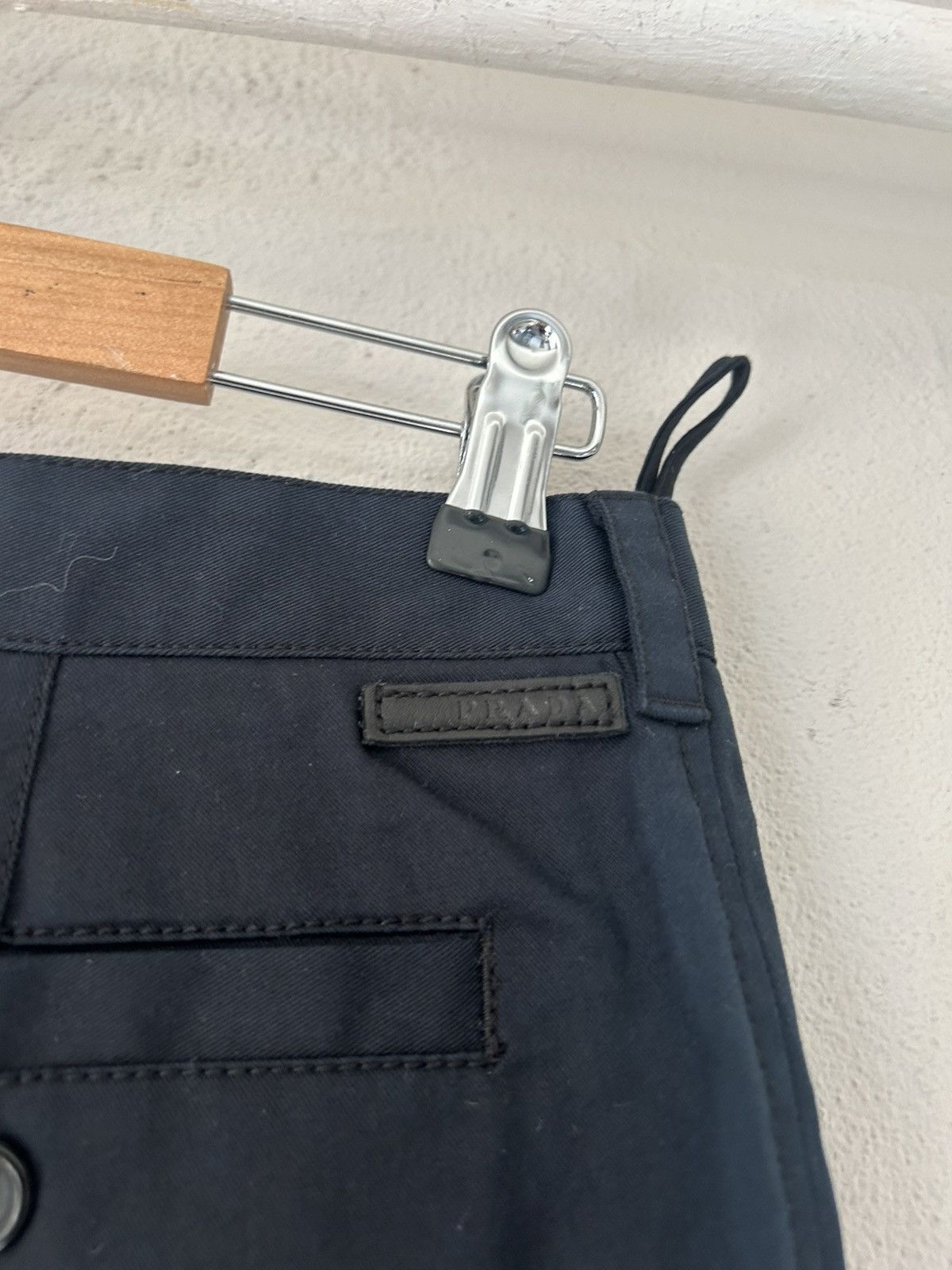 Prada Prada Navy Cotton Blend Pants - Size 50 Size US 34 / EU 50 - 8 Thumbnail