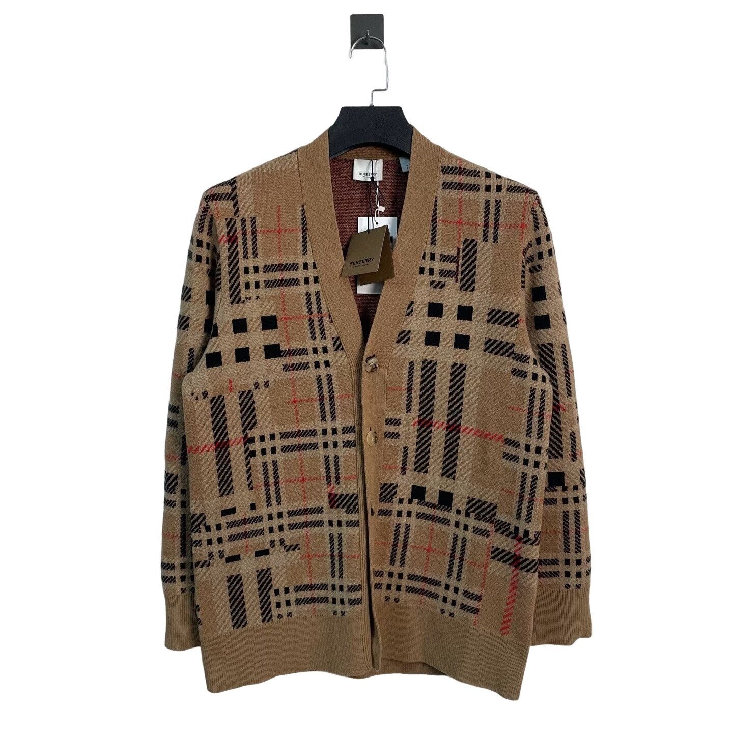 Burberry Burberry Check Cashmere Cardigan Size S Size US S / EU 44-46 / 1 - 1 Thumbnail