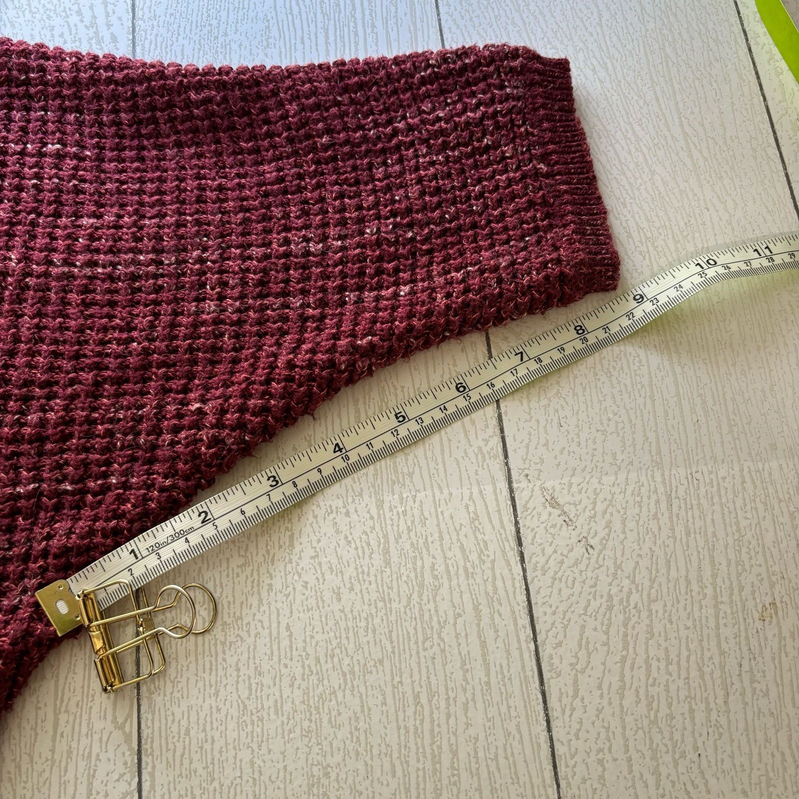 Other Universal Thread Burgundy Open Front Cardigan Cozy Layer Size M / US 6-8 / IT 42-44 - 9 Thumbnail