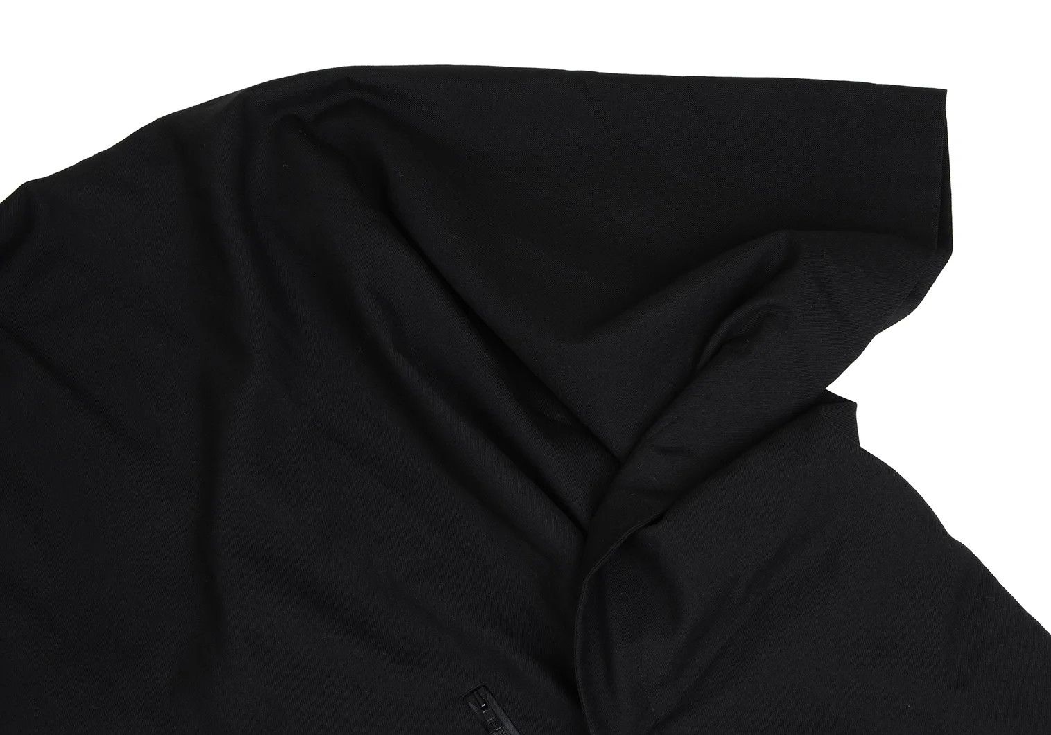 Yohji Yamamoto Yohji Yamamoto Mesh-Lined Wool Poncho Coat Size US L / EU 52-54 / 3 - 5 Thumbnail