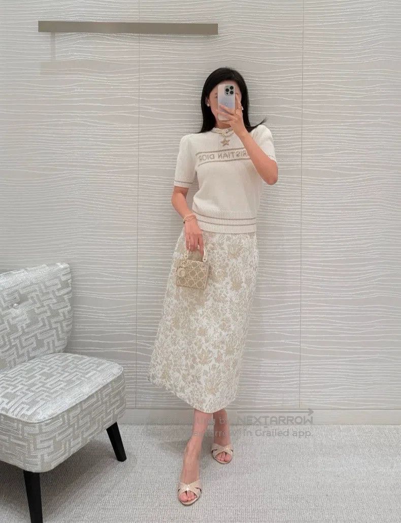 Dior Dior 25 Early Spring Limited Platinum Lucky Star Knitted S Size M / US 6-8 / IT 42-44 - 9 Thumbnail