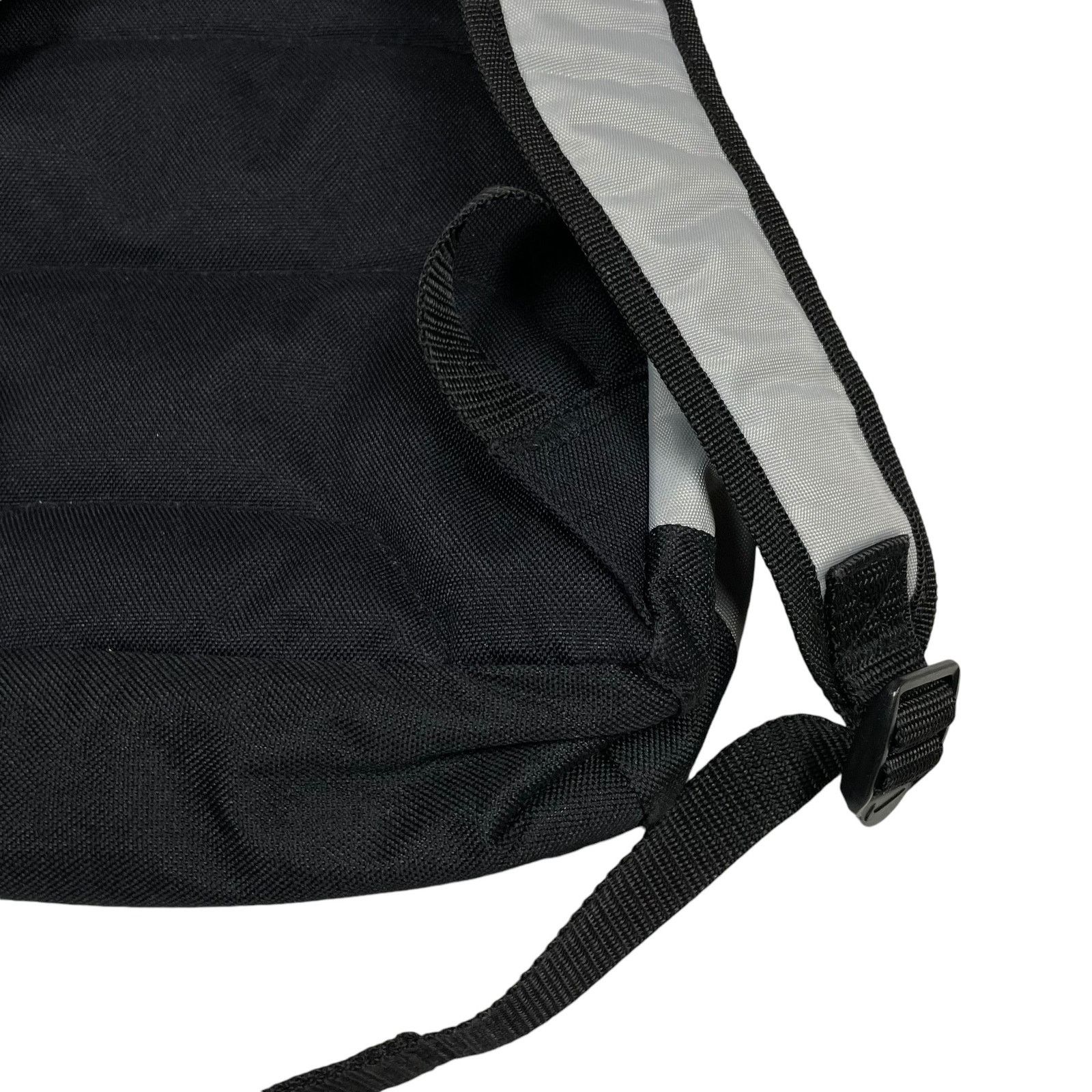 Nike × Vintage Vintage Nike Gray Black Swoosh Adjustable Strap Backpack Bag Size ONE SIZE - 5 Thumbnail