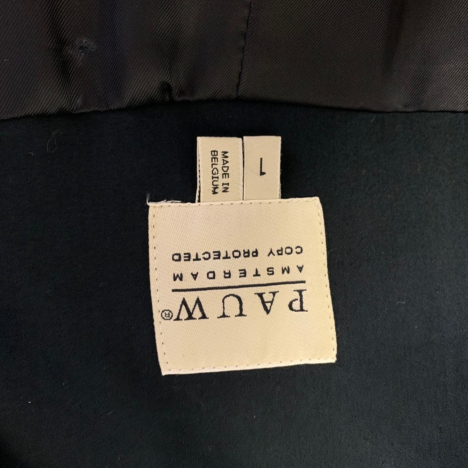 Other PAUW Size XS Navy Cotton Blend Solid Kimono Jacket Size XS / US 0-2 / IT 36-38 - 4 Thumbnail