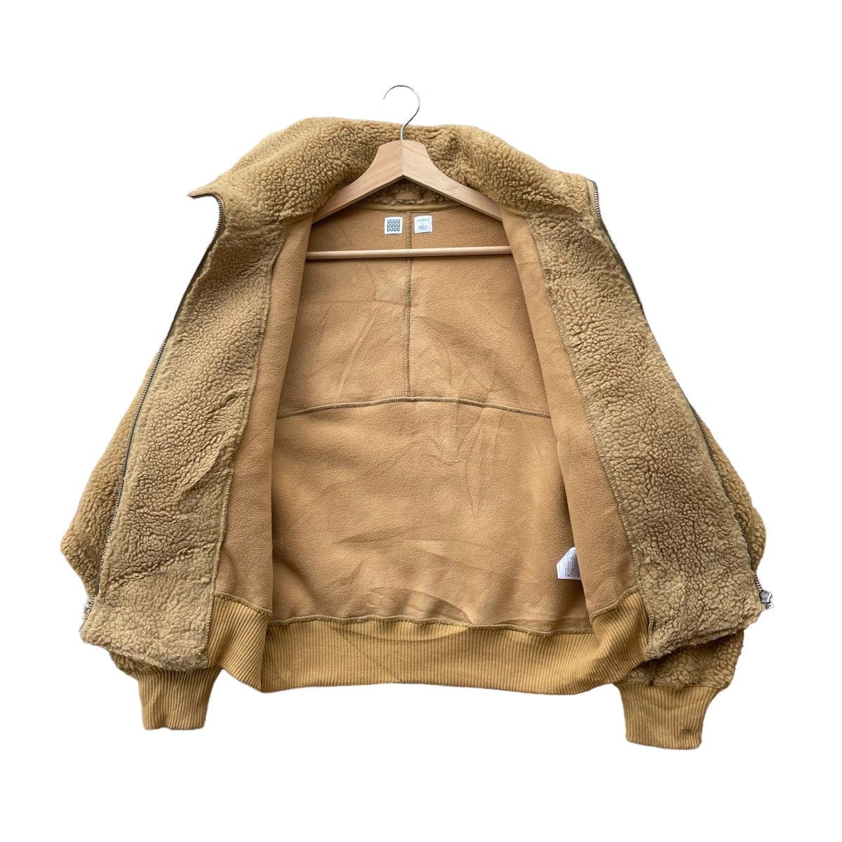 Lemaire × Uniqlo Vintage Lemaire X Uniqlo Sherpa Fleece Turtleneck Jacket Size US L / EU 52-54 / 3 - 17 Thumbnail