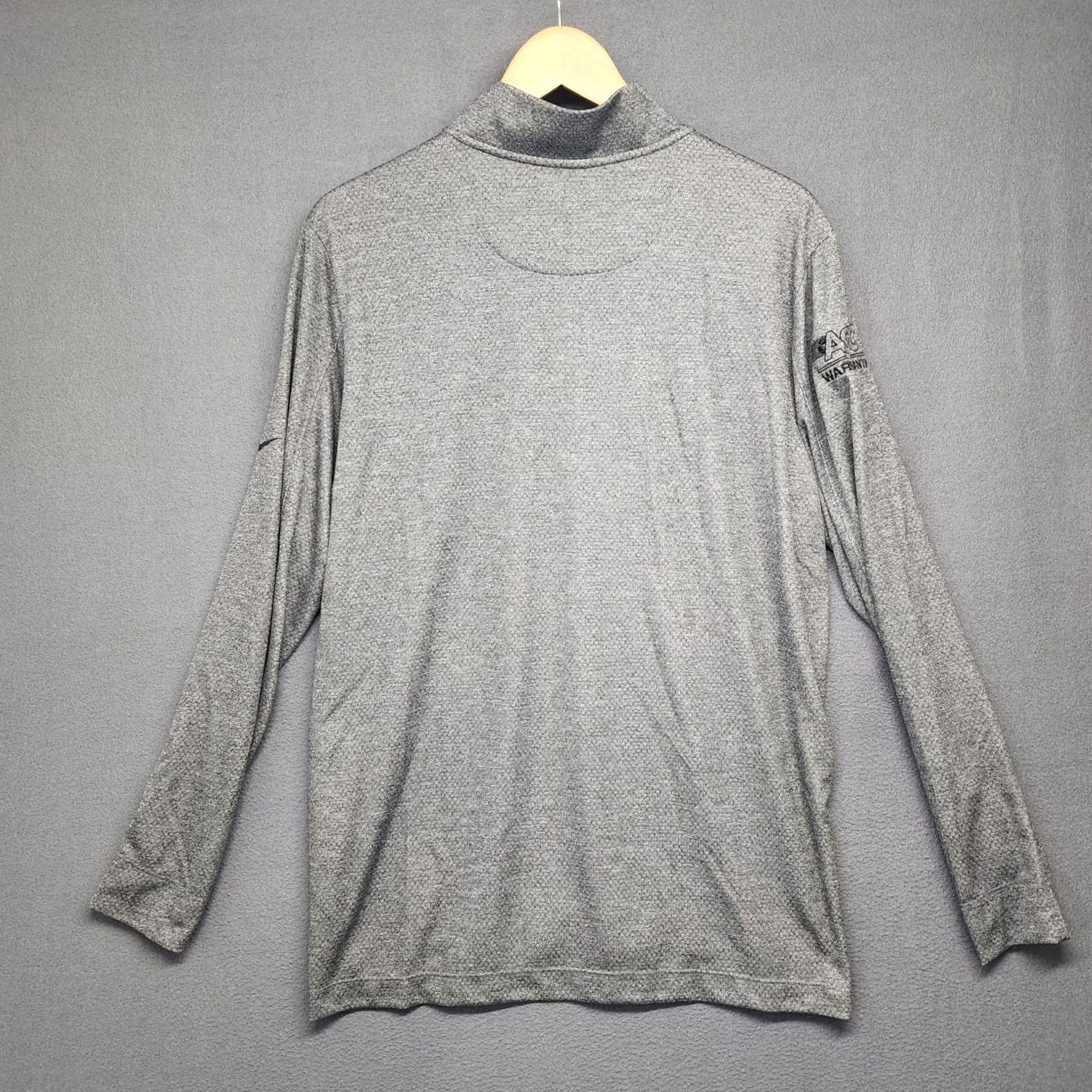 Nike Nike Dri-Fit 1/4 Zip Pullover Shirt Mens Large Grey Jeff's Motorcars ASC Warranty New Size US L / EU 52-54 / 3 - 2 Thumbnail