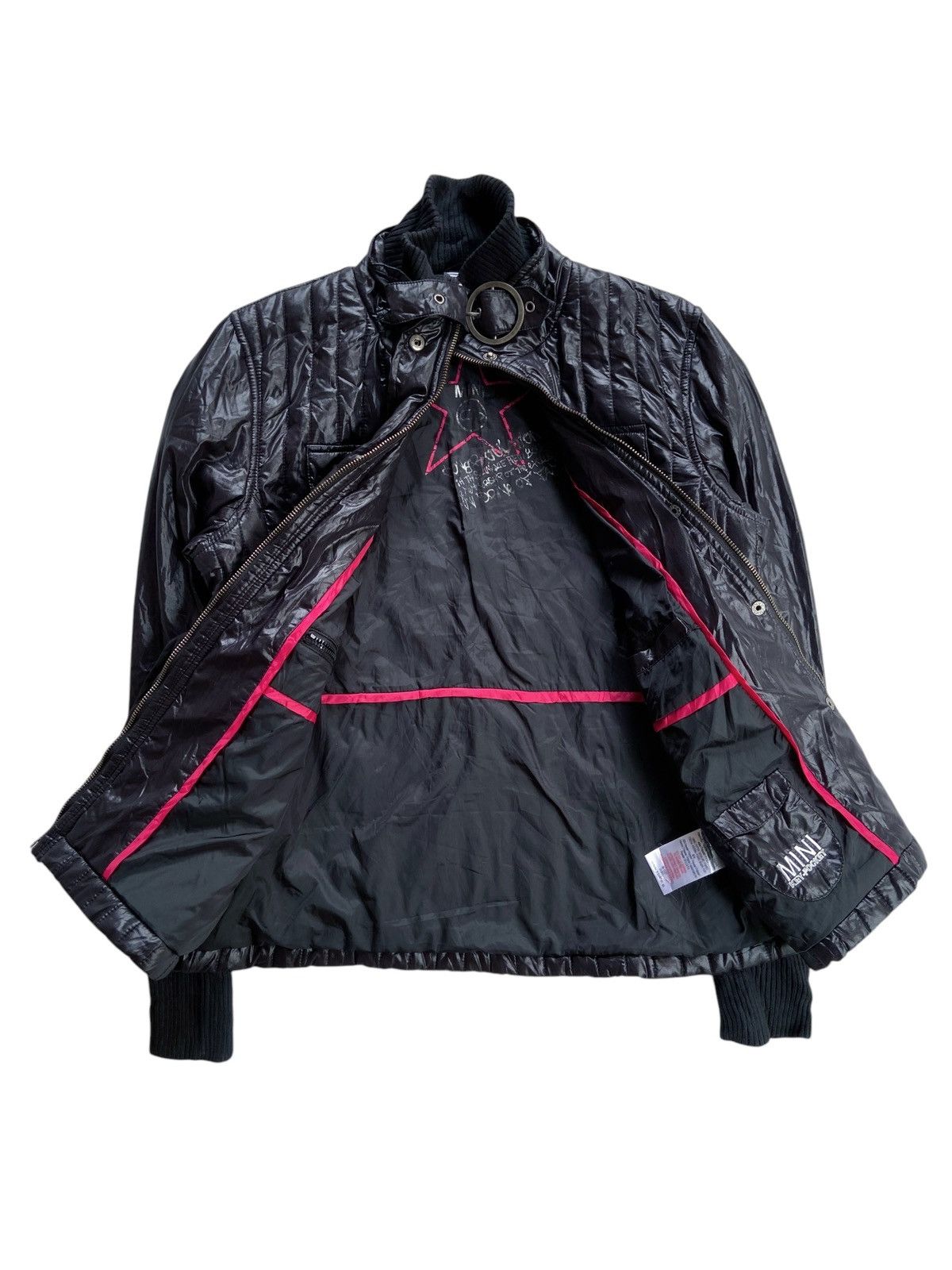 Japanese Brand MINI CHOPPER CAR BLACK CASUAL ZIP JACKET Size US S / EU 44-46 / 1 - 9 Thumbnail