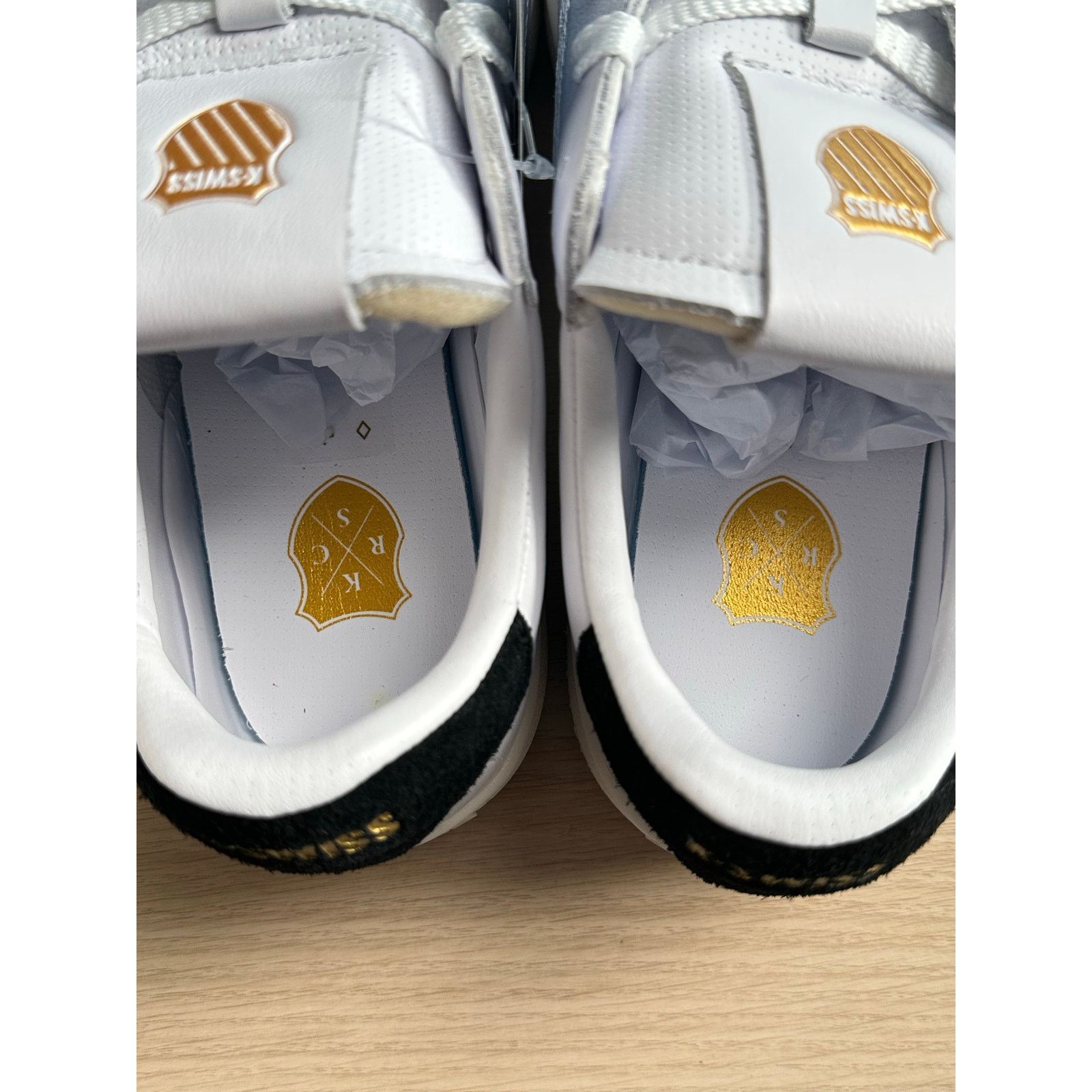 K-Swiss K-Swiss x Anwar Carrots Slamm Klub White Sneaker - Size 7.5M Size US 7.5 / EU 40-41 - 7 Thumbnail