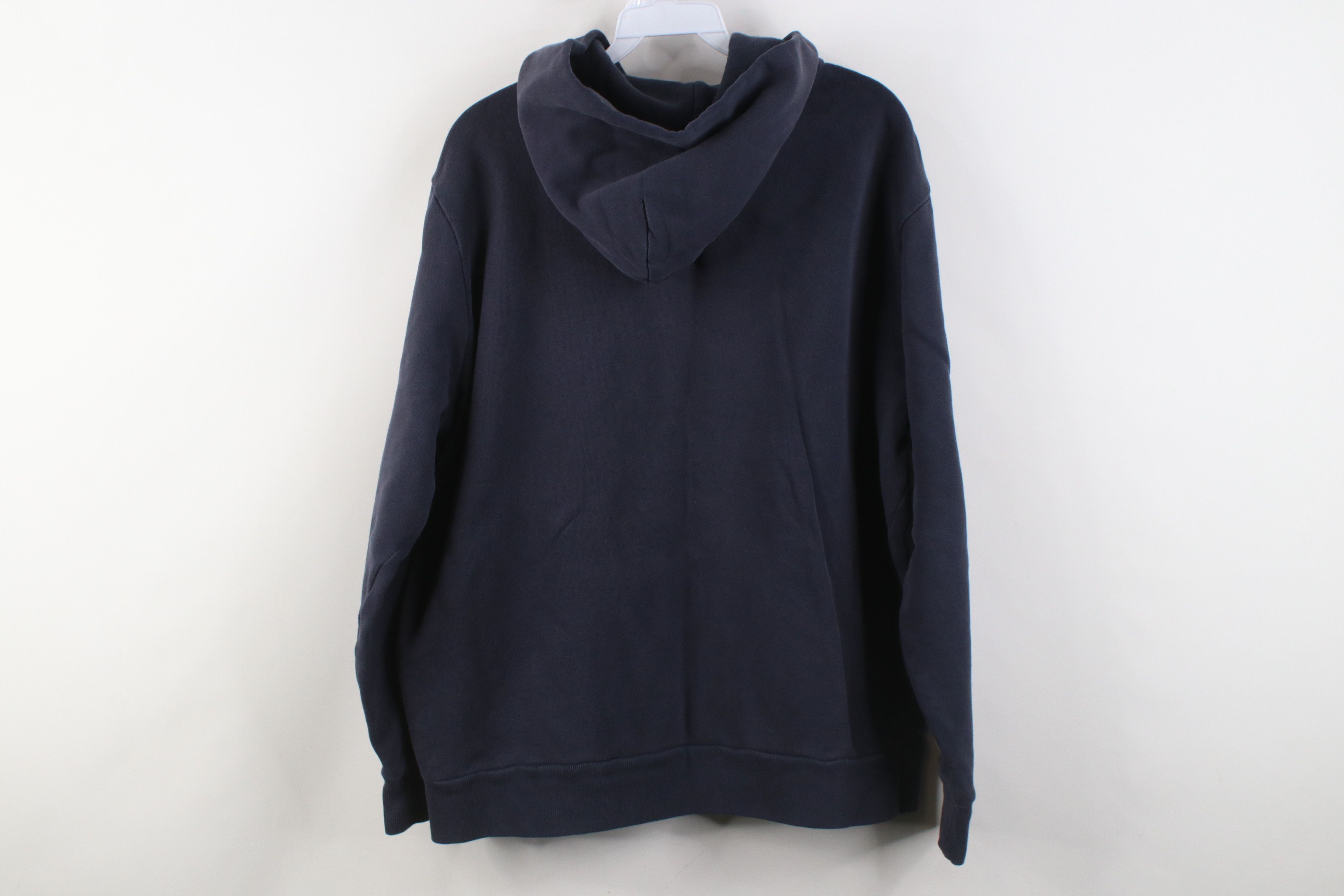 Polo Ralph Lauren Vintage 90s Ralph Lauren Spell Hoodie Sweatshirt Navy Blue Size US L / EU 52-54 / 3 - 12 Thumbnail