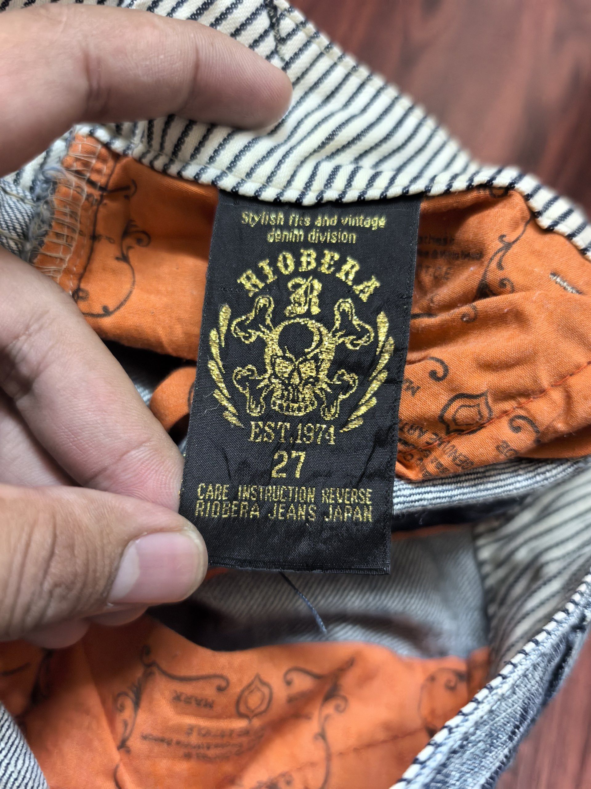 If Six Was Nine Vintage Riobera Jeans Red Peppers Style Denim Pants Size 30" / US 8 / IT 44 - 7 Thumbnail