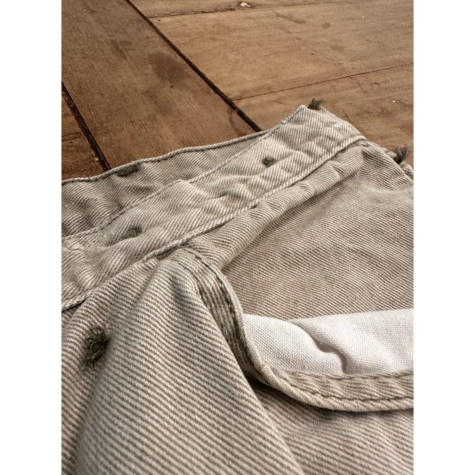Wrangler Wrangler ProGear Jeans Work Hunting Mens 42x30 Beige Briar Guard Pro Gear Brush Pants Straight 42 Mens Size US 42 / EU 58 - 7 Thumbnail
