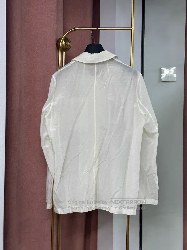 The Row The Row White shirt long sleeve top Size XS / US 0-2 / IT 36-38 - 3 Thumbnail