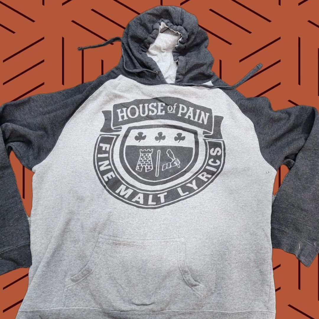House of CB VINTAGE? House Of Pain Fighting Irish Hoodie Men Grey 3XL Pullover 2 Tone Front Print Size US XXL / EU 58 / 5 - 1 Thumbnail