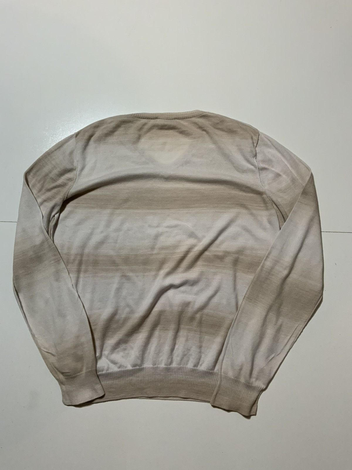 Diesel Diesel Abstract Face Cotton Knit V Neck Pullover Sweater Size US S / EU 44-46 / 1 - 2 Thumbnail