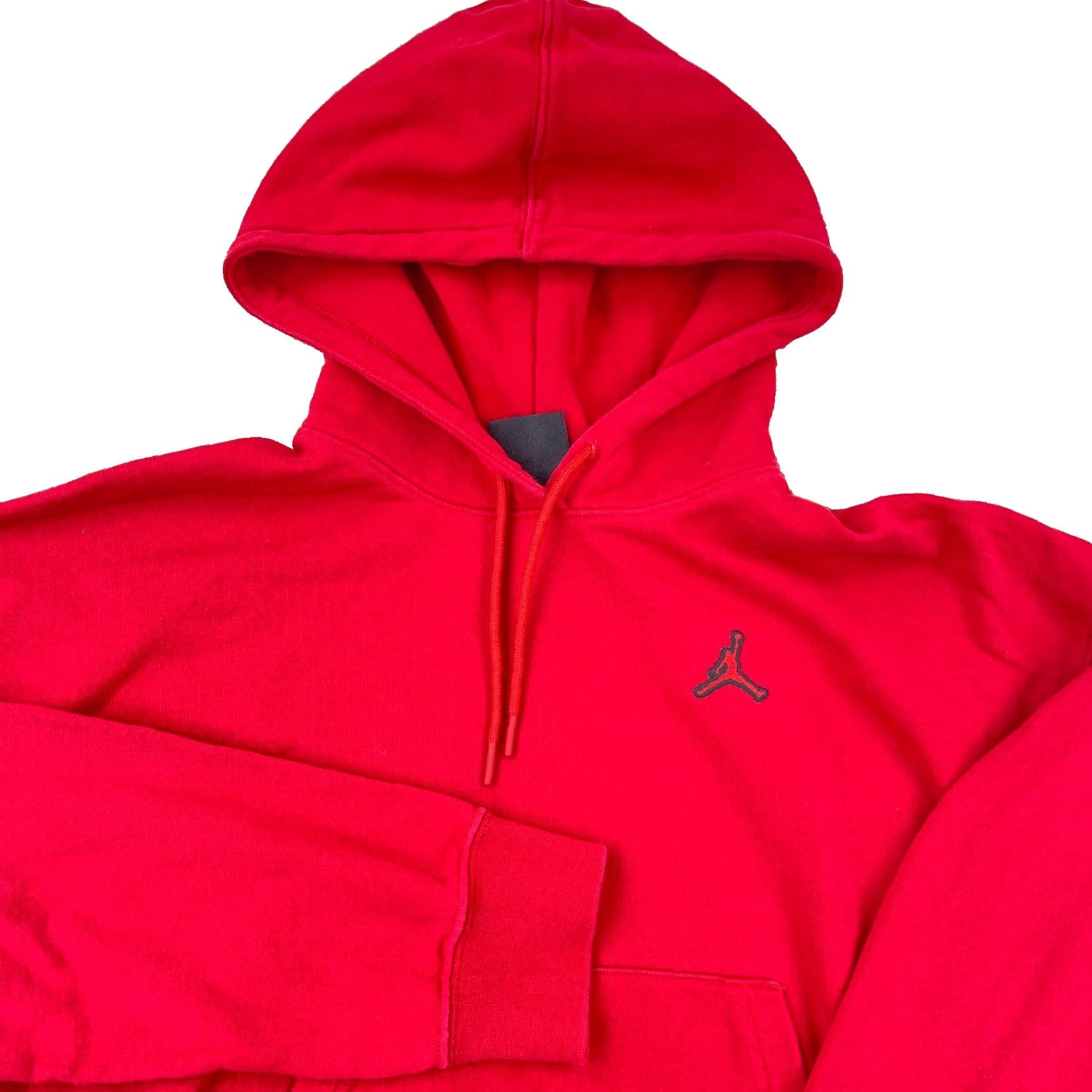 Jordan Brand Jordan Hoodie Women Small Red Black Cropped Sweatshirt Jump Man Y2K Loose Fit Size S / US 4 / IT 40 - 2 Thumbnail