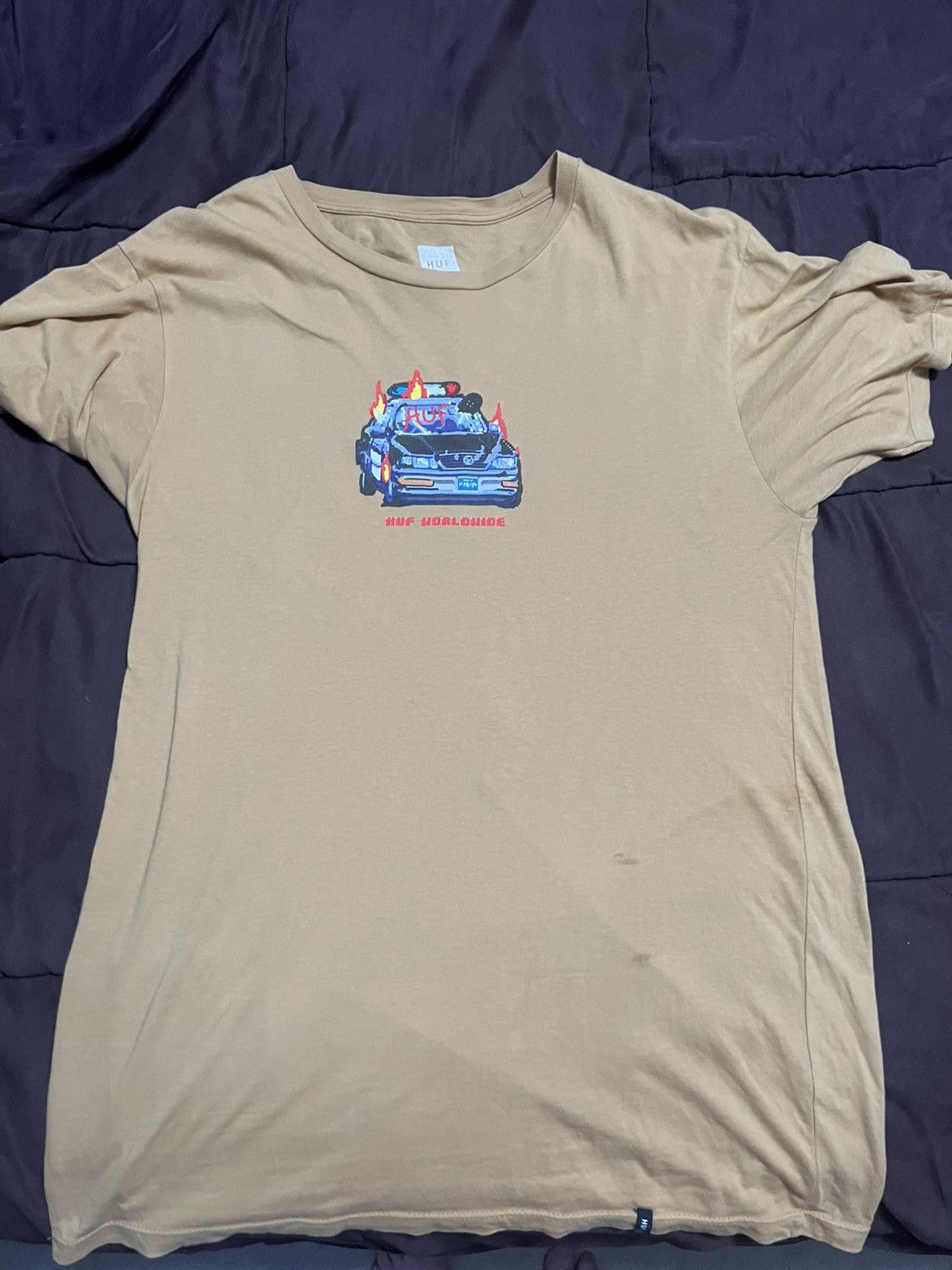 Huf Huf Police Car T Shirt Size US M / EU 48-50 / 2 - 1 Thumbnail