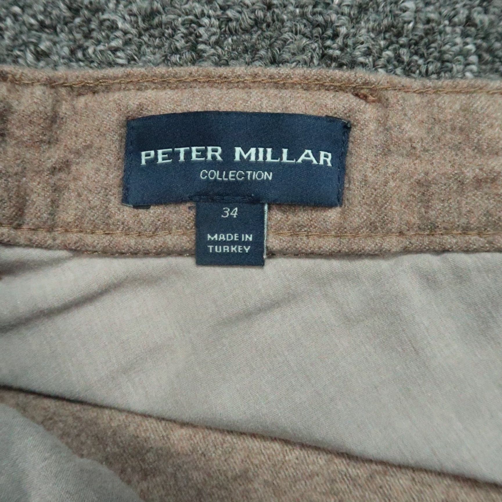 Peter Millar Peter Millar Pants Men 32x26 Brown Wool Flannel 5 Pocket Chino Trouser Size US 32 / EU 48 - 4 Thumbnail