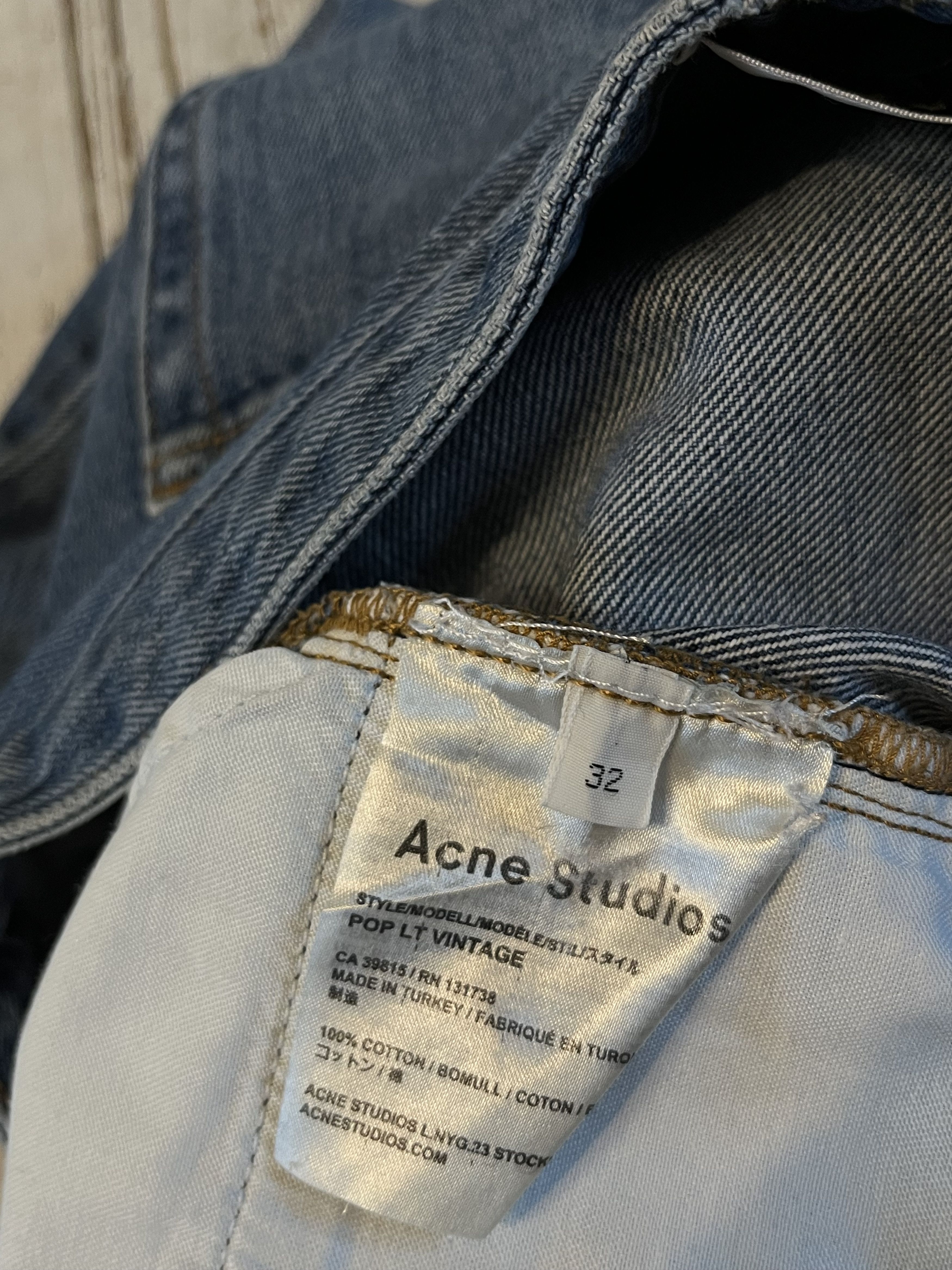 Acne Studios Acne Studios Pop LT Vintage Womens Cropped Denim Size 32 Size 28" / US 6 / IT 42 - 5 Thumbnail