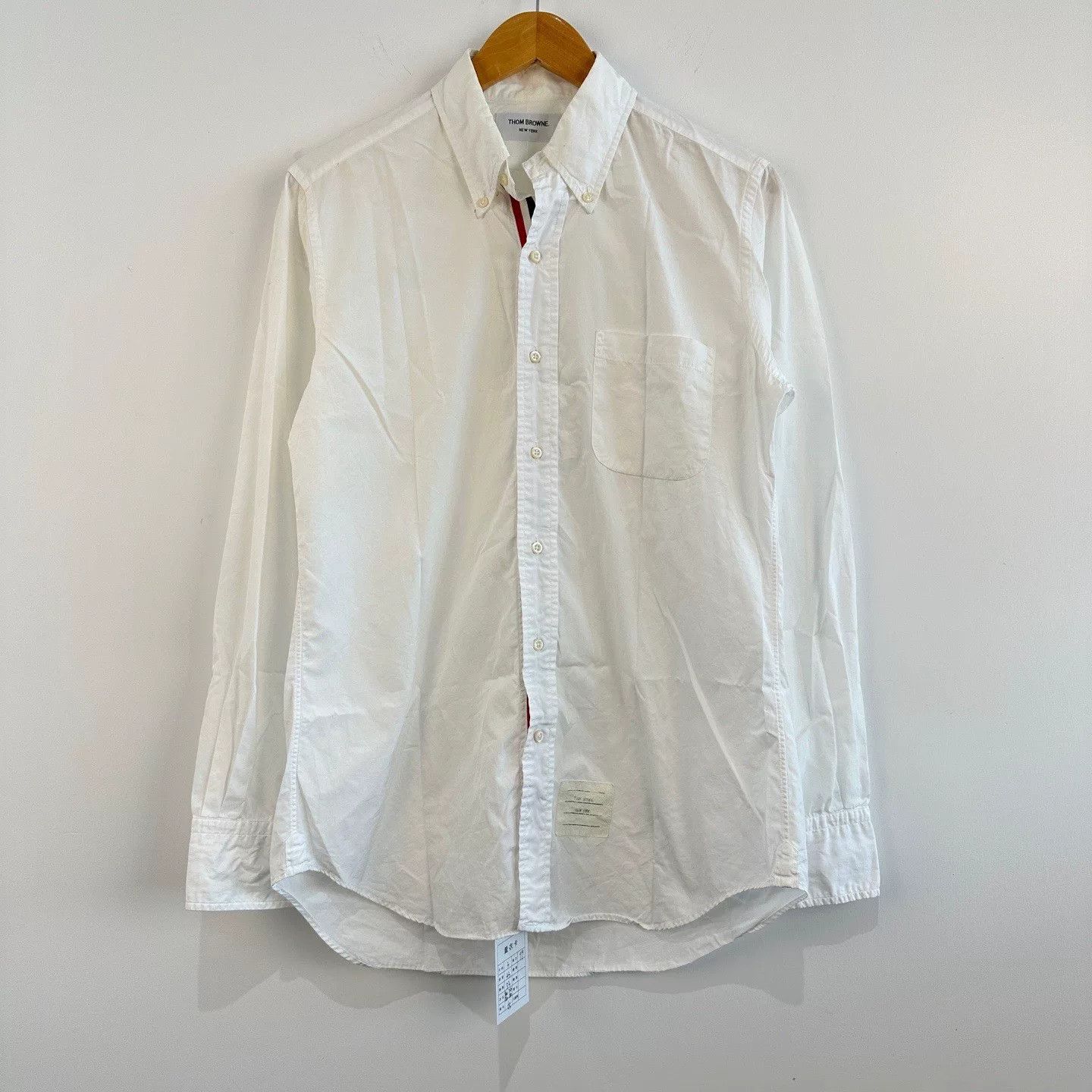 Thom Browne Thom Browne Classic White Shirt Size 3 Size US L / EU 52-54 / 3 - 1 Thumbnail