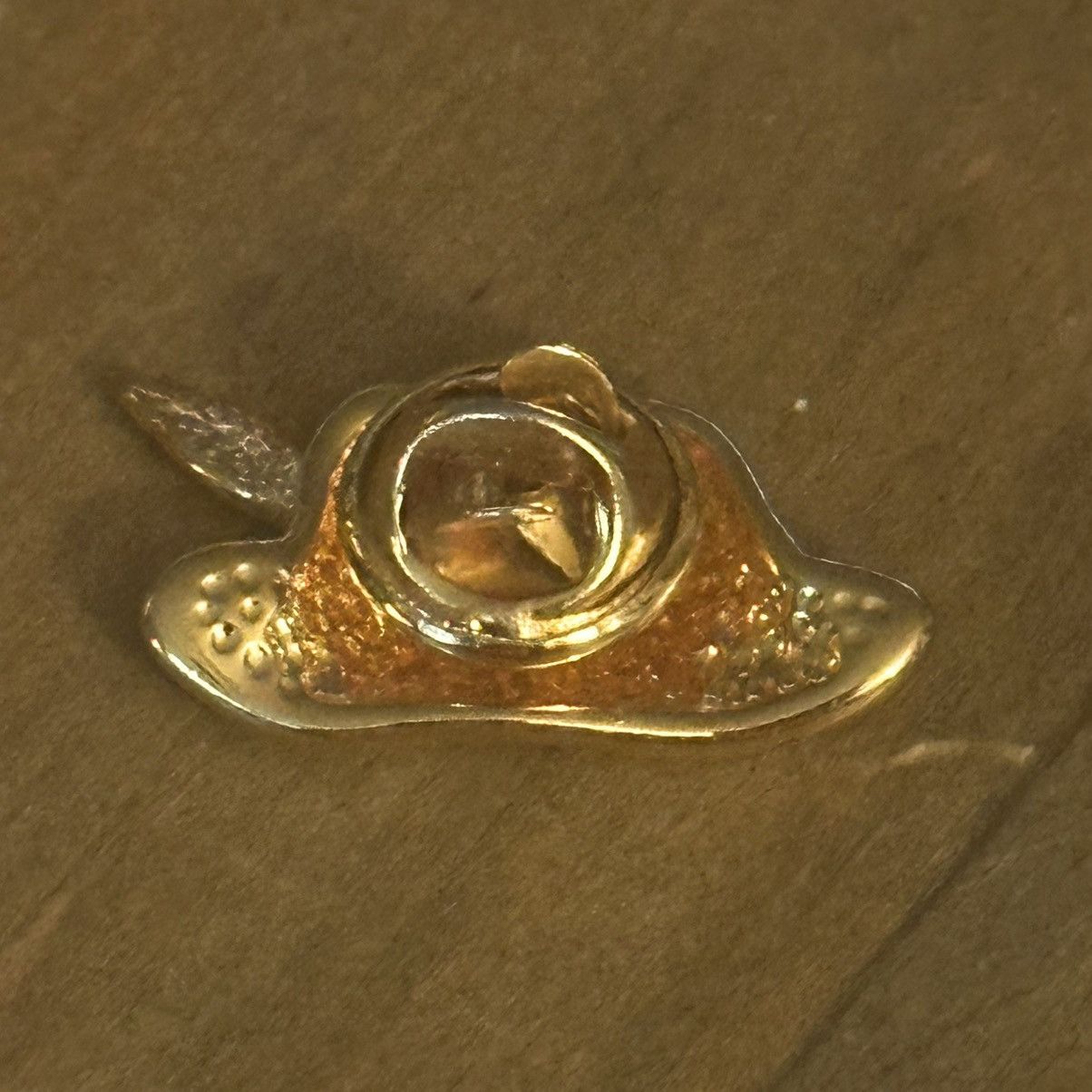 Vintage Vintage gold tone Fedora hat tac pin Size ONE SIZE - 3 Thumbnail