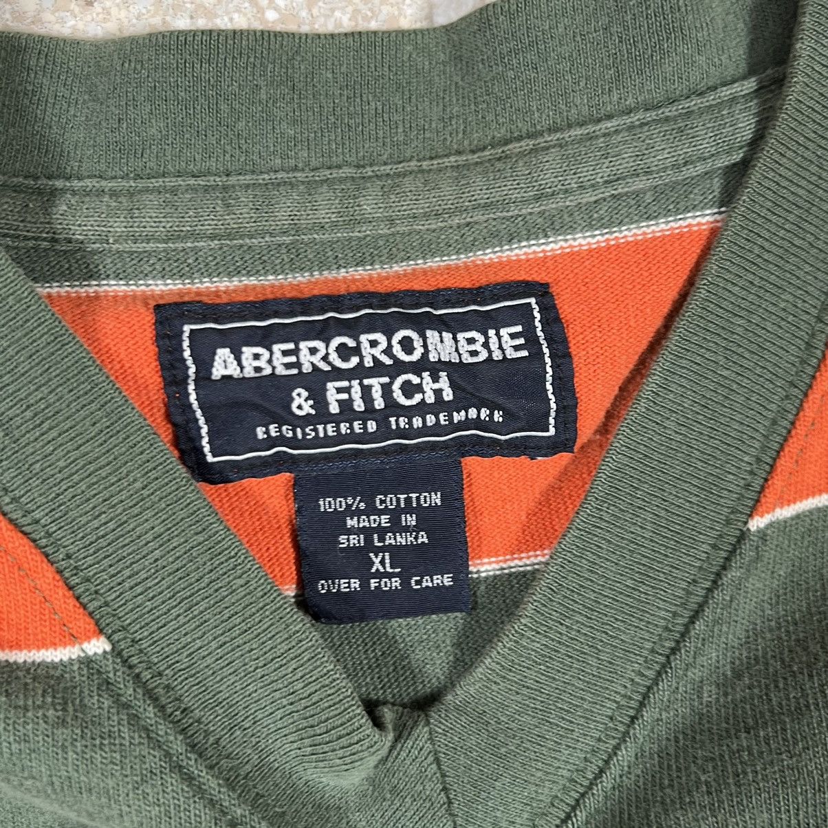 Abercrombie & Fitch × Vintage Vintage ABERCROMBIE & FITCH T Shirt Green Orange Striped Size US XL / EU 56 / 4 - 5 Thumbnail