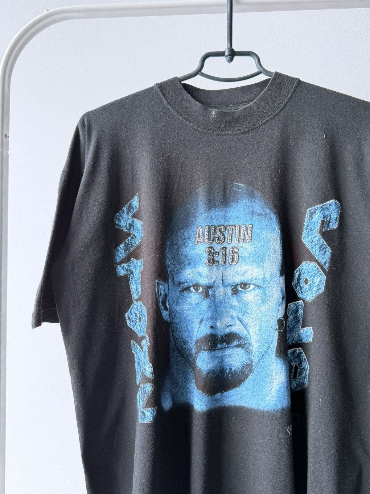 Vintage Vintage 1998 Austin Cold 3:16 WWF T-Shirt Tee Size US M / EU 48-50 / 2 - 3 Thumbnail